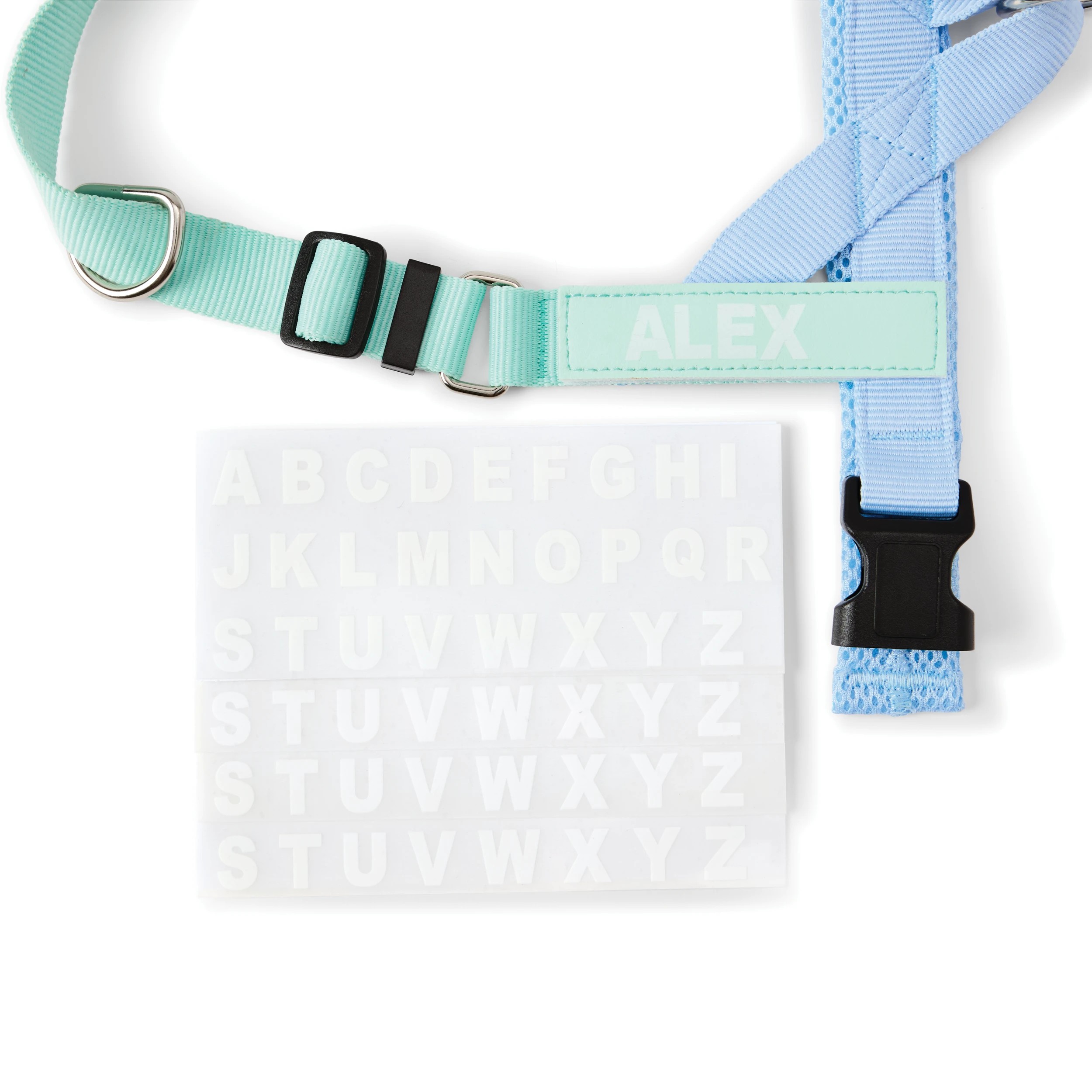 8 Blue Custom Harness Walking Set - Extra Large, 8 of 10
