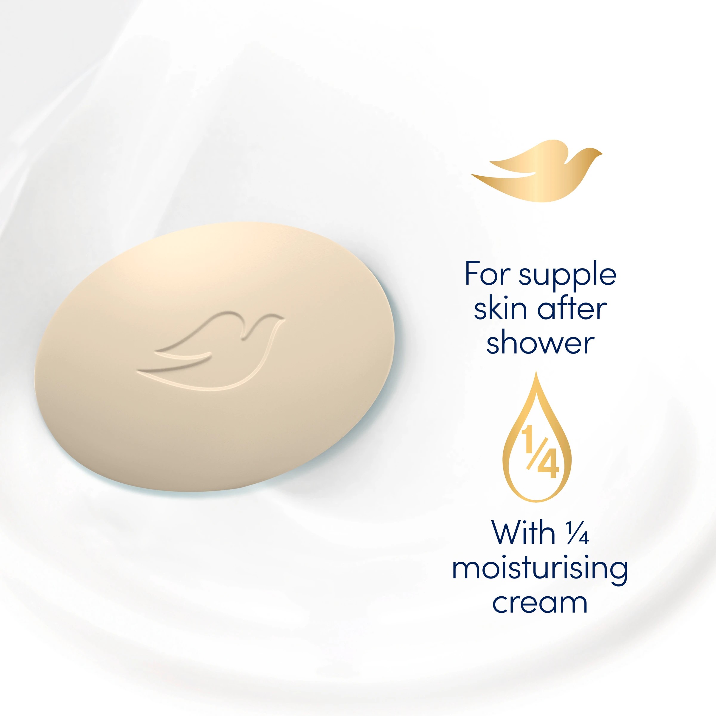 4 Dove 6 Pack Shea Butter Beauty Cream Bar 90g, 4 of 8