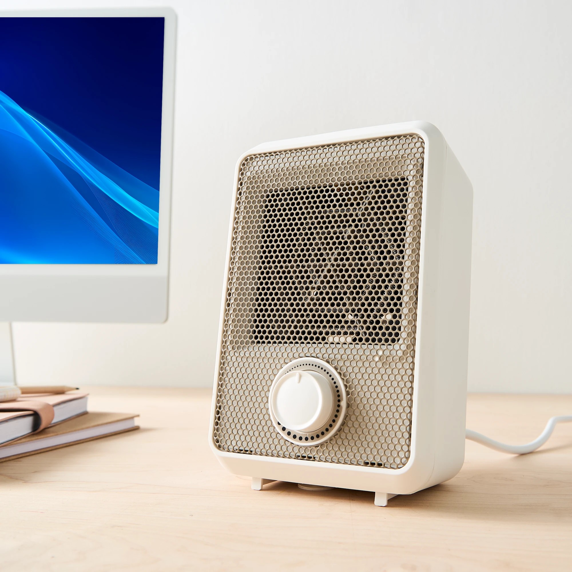 1 Desktop Heater - Off White, 1 of 8
