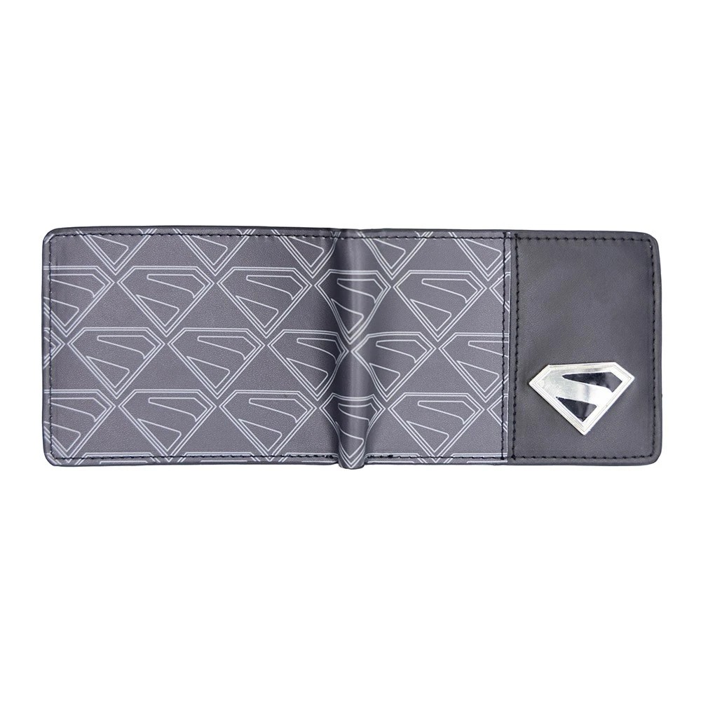 4 DC Comics - Superman 2025 - Superman Shield Bi-fold Wallet - ONE SIZE - Black, 4 of 4