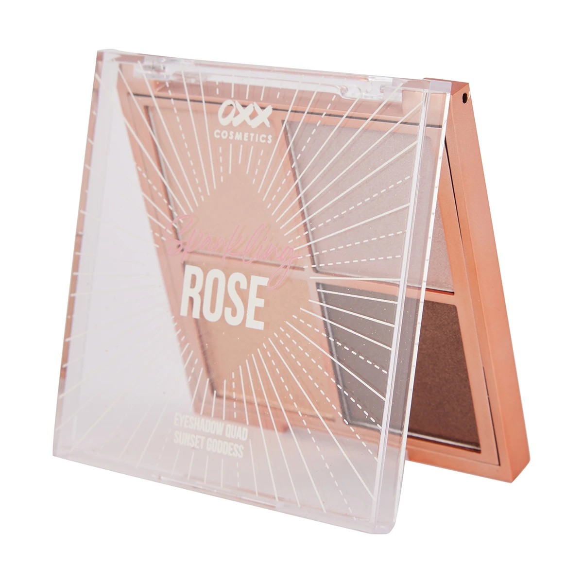 5 OXX Cosmetics Sparkling Rose Eyeshadow Quad Set - Sunset Goddess, 5 of 7