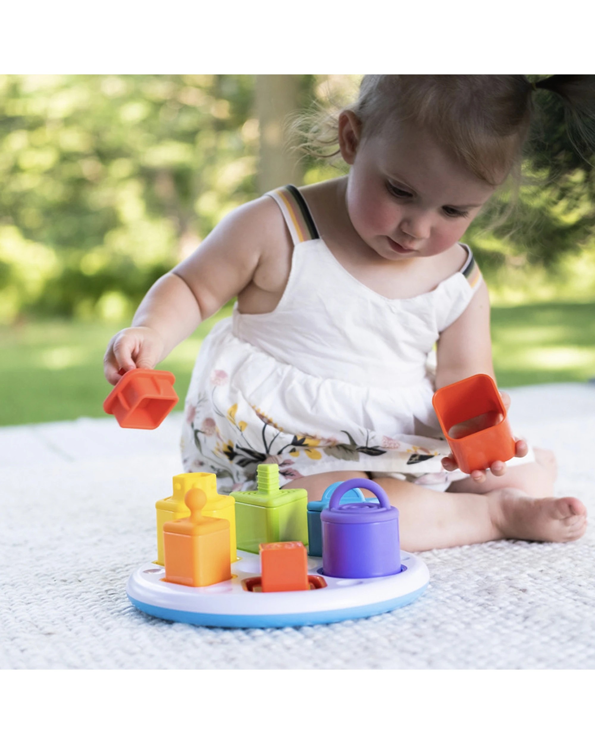 7 Fat Brain Toy Co 23cm Plugzy Shape & Colour Kids Activity - Multi, 7 of 7