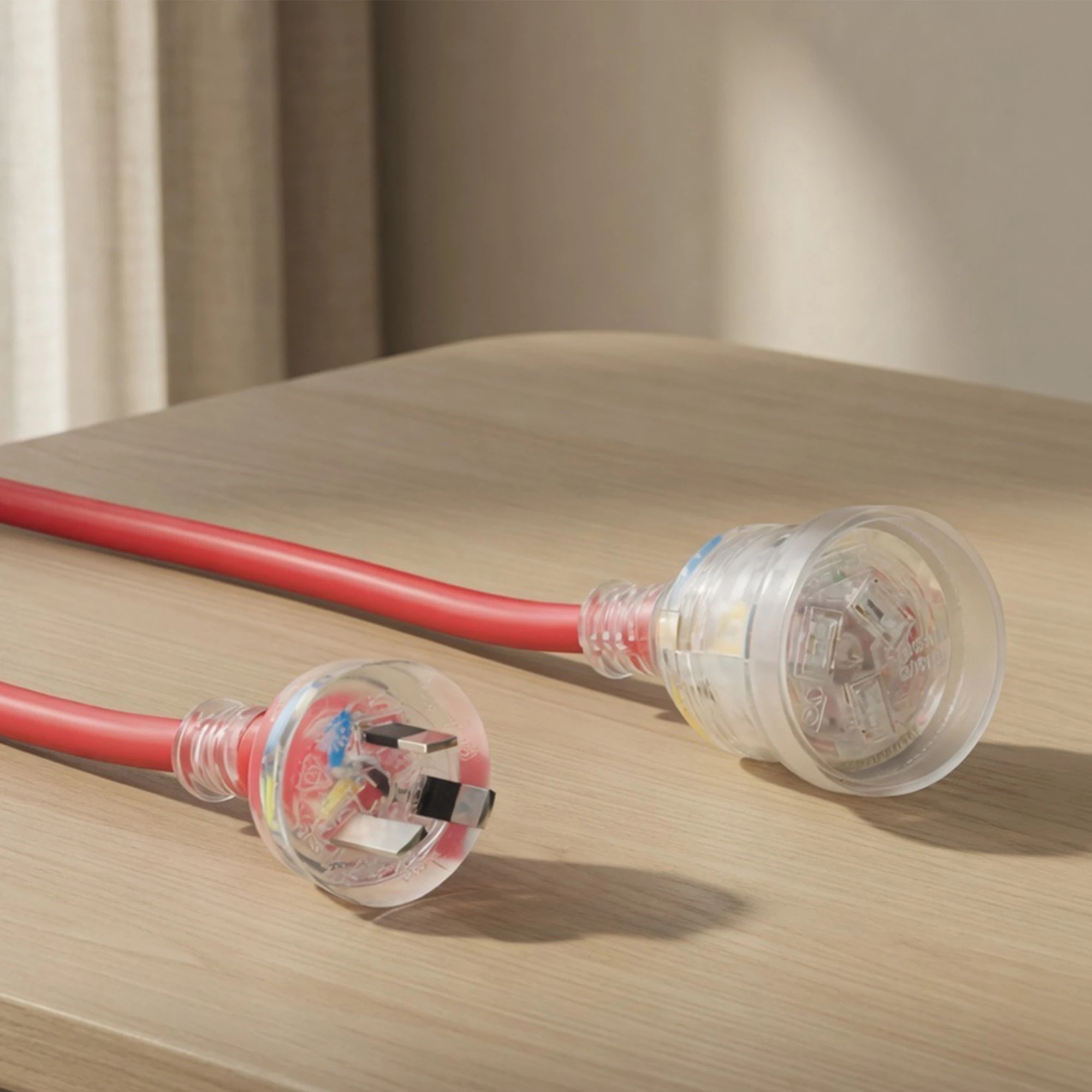 4 10m Arlec Red Heavy Duty Extension Lead - Multi, 4 of 4