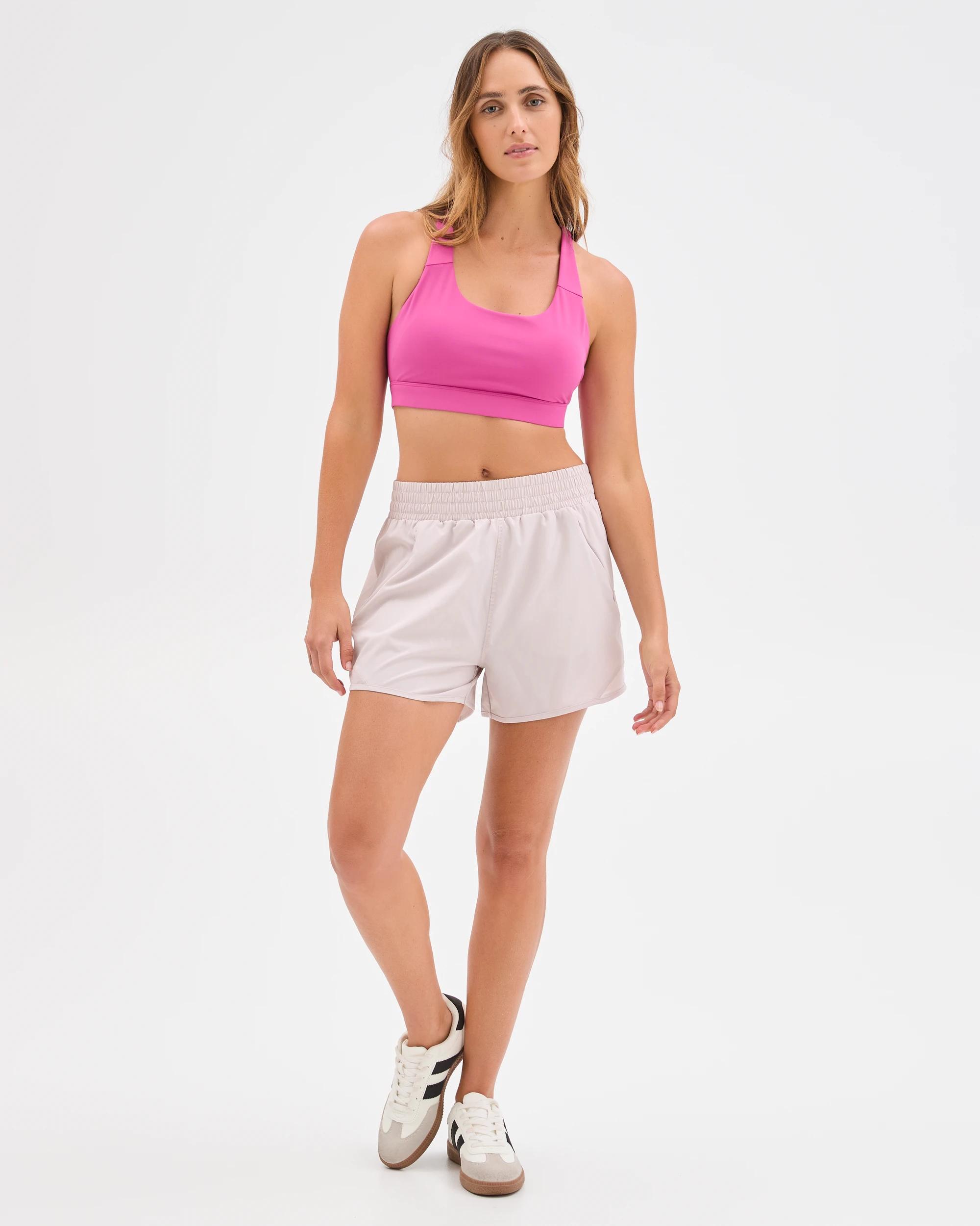 4 Target Active Infinity Medium Impact Crop Top BERRY, 4 of 5