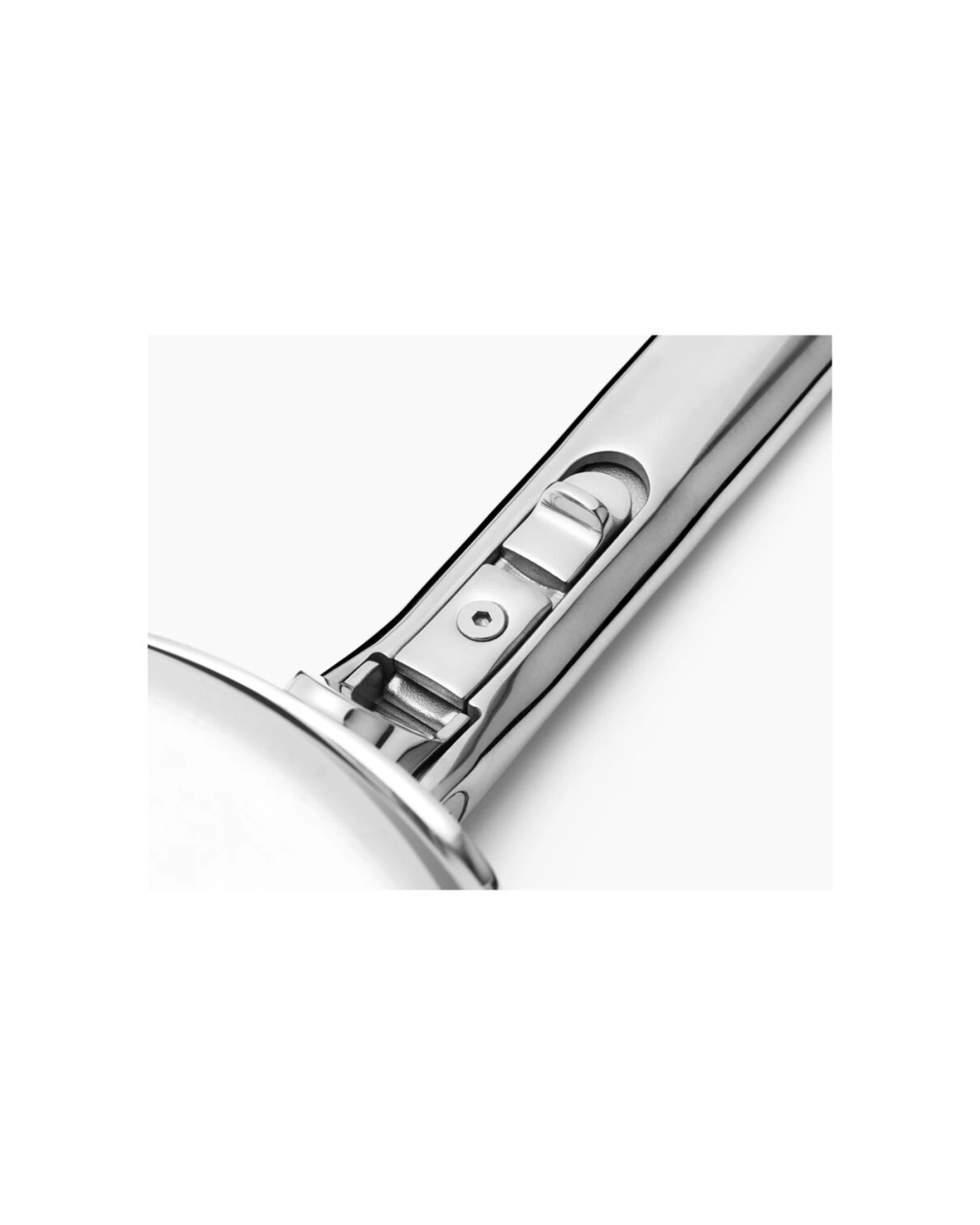 3 Joseph Joseph Space Saving 28cm Saute Pan With Lid Folding Handle Stainless Steel - Metallic, 3 of 7