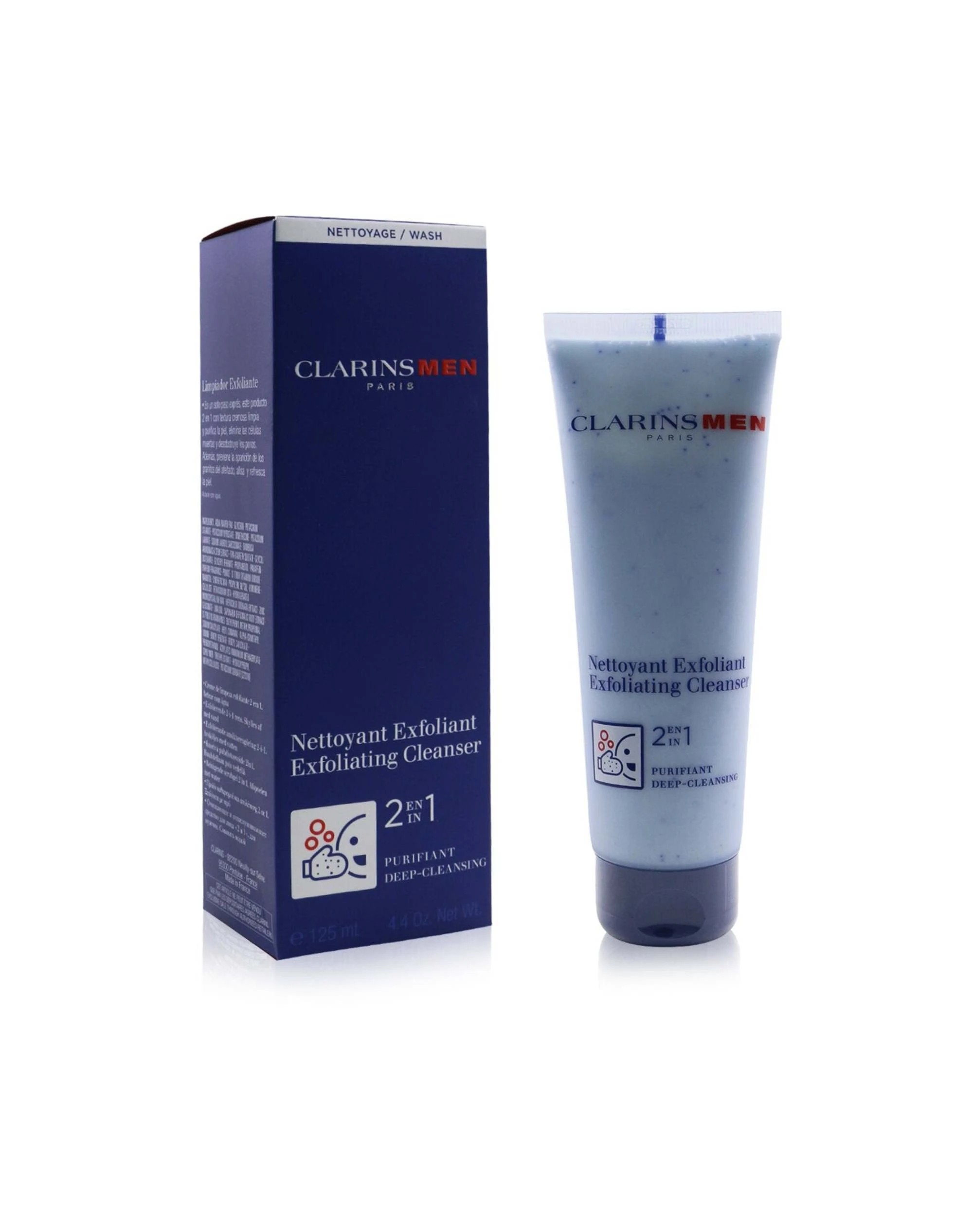 2 Clarins Men Exfoliating Cleanser  125ml/4.4oz, 2 of 3