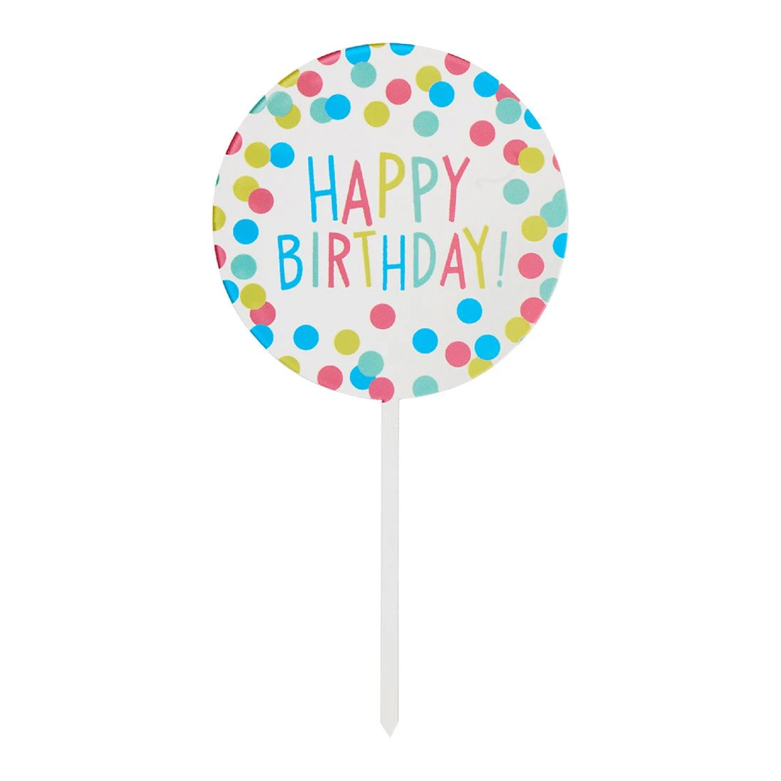 1 Otto Brights Acrylic Cake Topper, 1 of 4