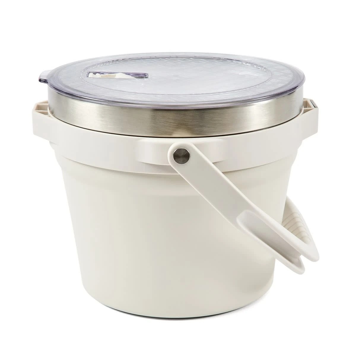 3 7L Double Wall Ice Bucket - Stone, 3 of 8