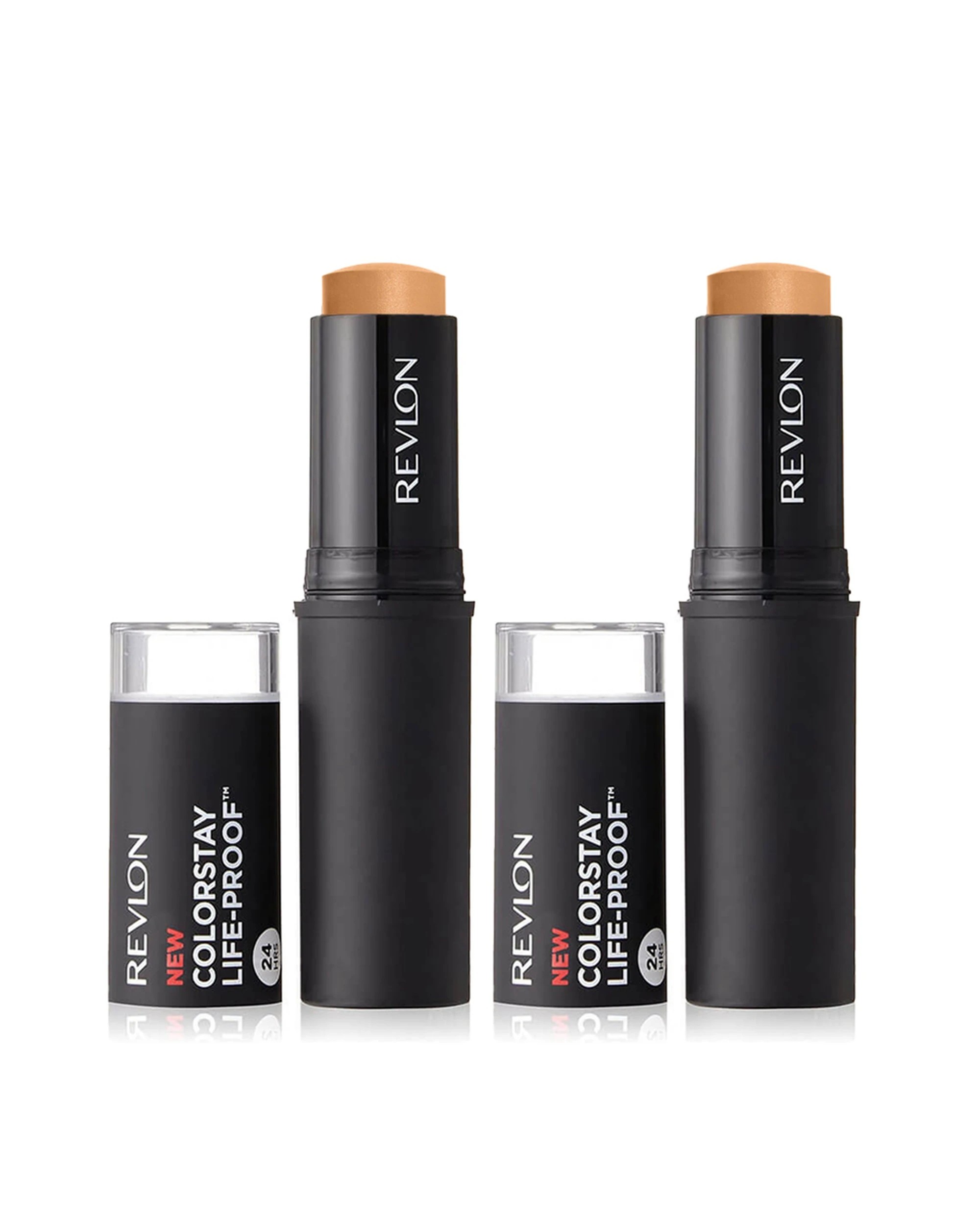 1 Revlon Colorstay Life-proof Matte Foundation Stick 10g 400 Caramel - 2 Pack, 1 of 1