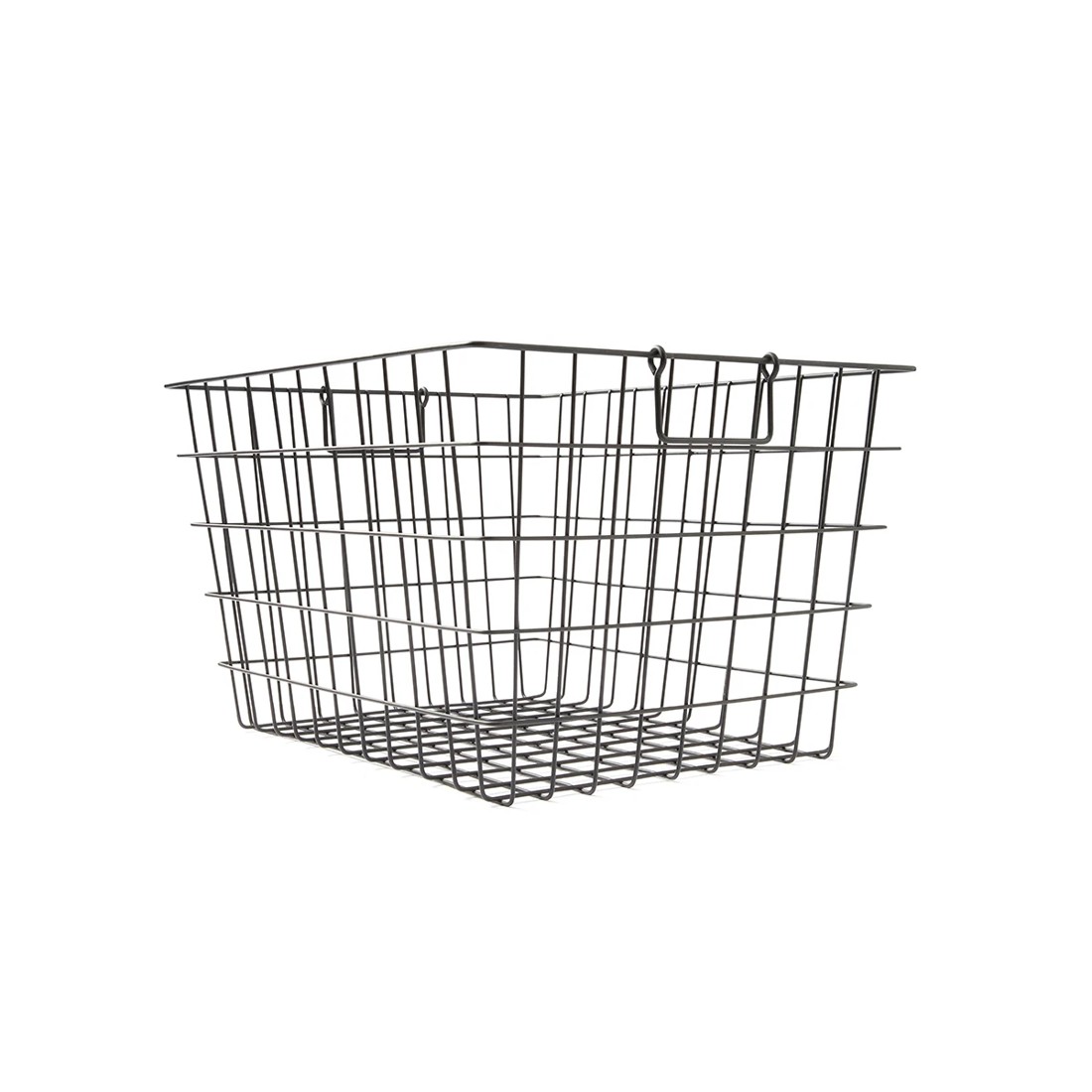 3 Rectangle Wire Basket - Large, Black, 3 of 8