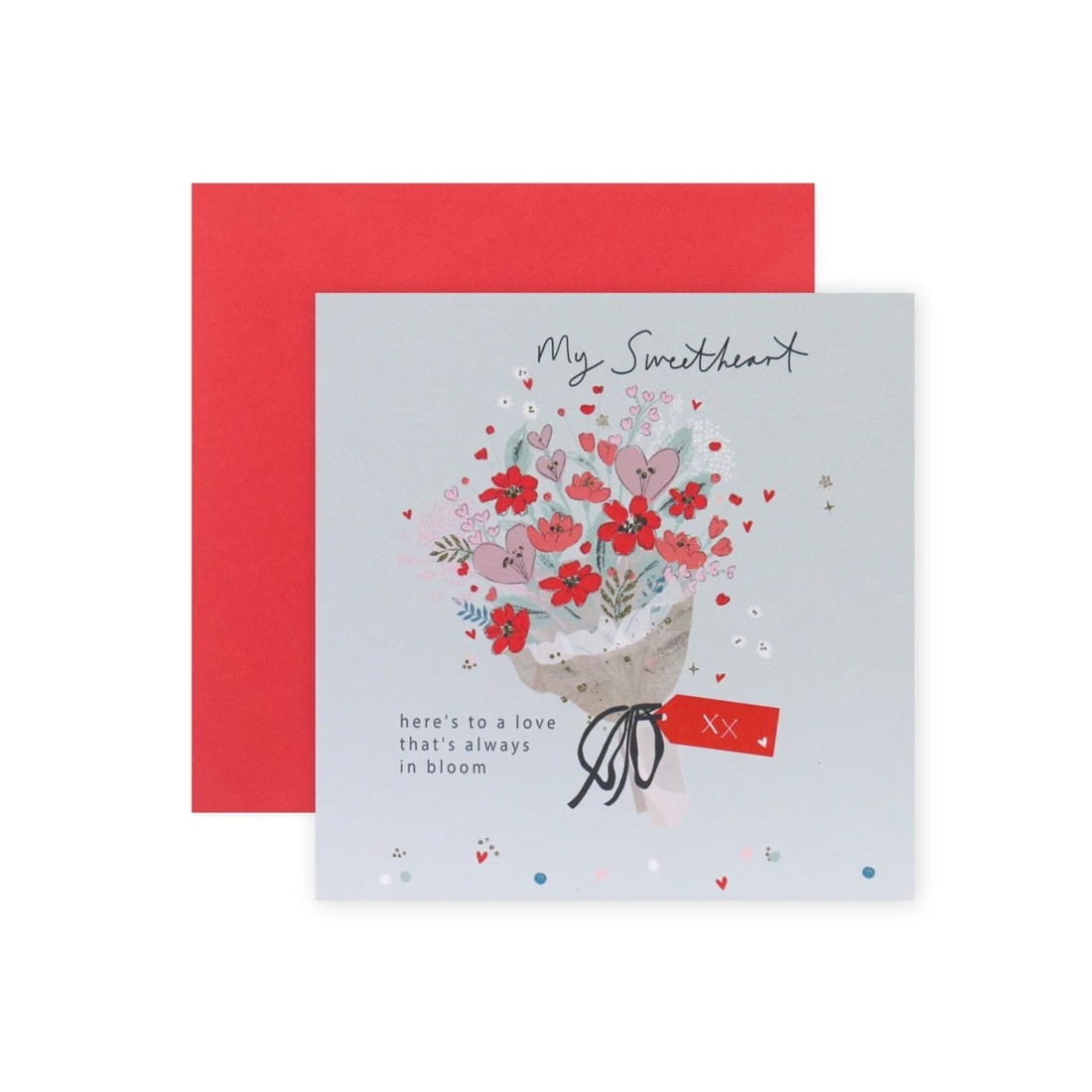 1 Hallmark Valentine's Day Card - My Sweetheart. Here's to a Love That's Always in Bloom, 1 of 3