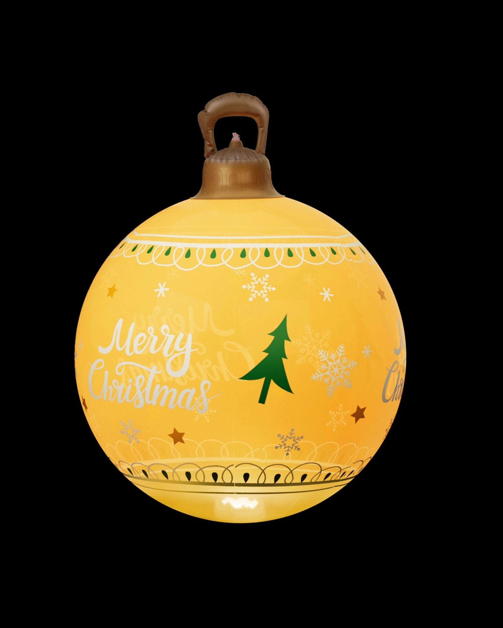 1 Jingle Jollys Christmas Inflatable Ball 60cm Led Illuminated Xmas Decoration
 - Gold, 1 of 3