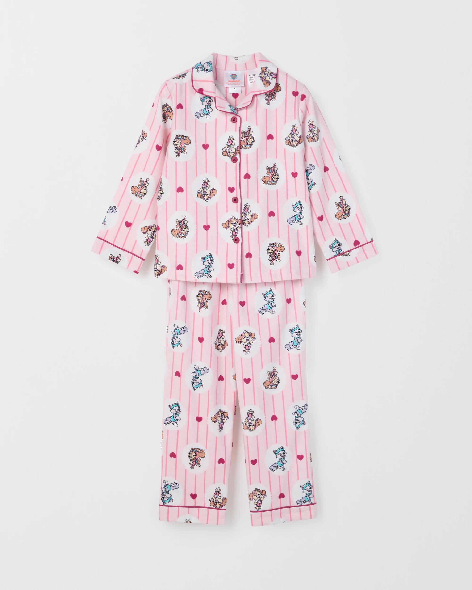 6 Paw Patrol Australian Cotton Flannel Younger Girls Pyjama Set PAW PATROL, 6 of 7