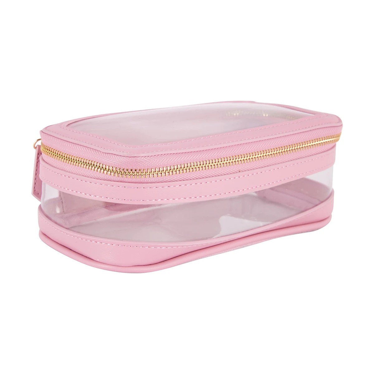 1 OXX Cosmetics Makeup Bag - Lavender, Pink and Clear, 1 of 8