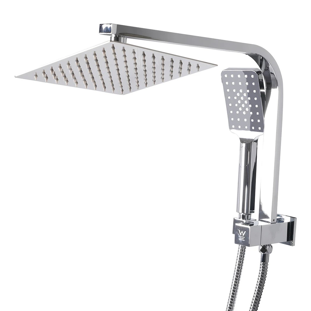 2 Traderight WELS 10'' Rain Shower Head Set Taps Mixer Handheld, 2 of 8