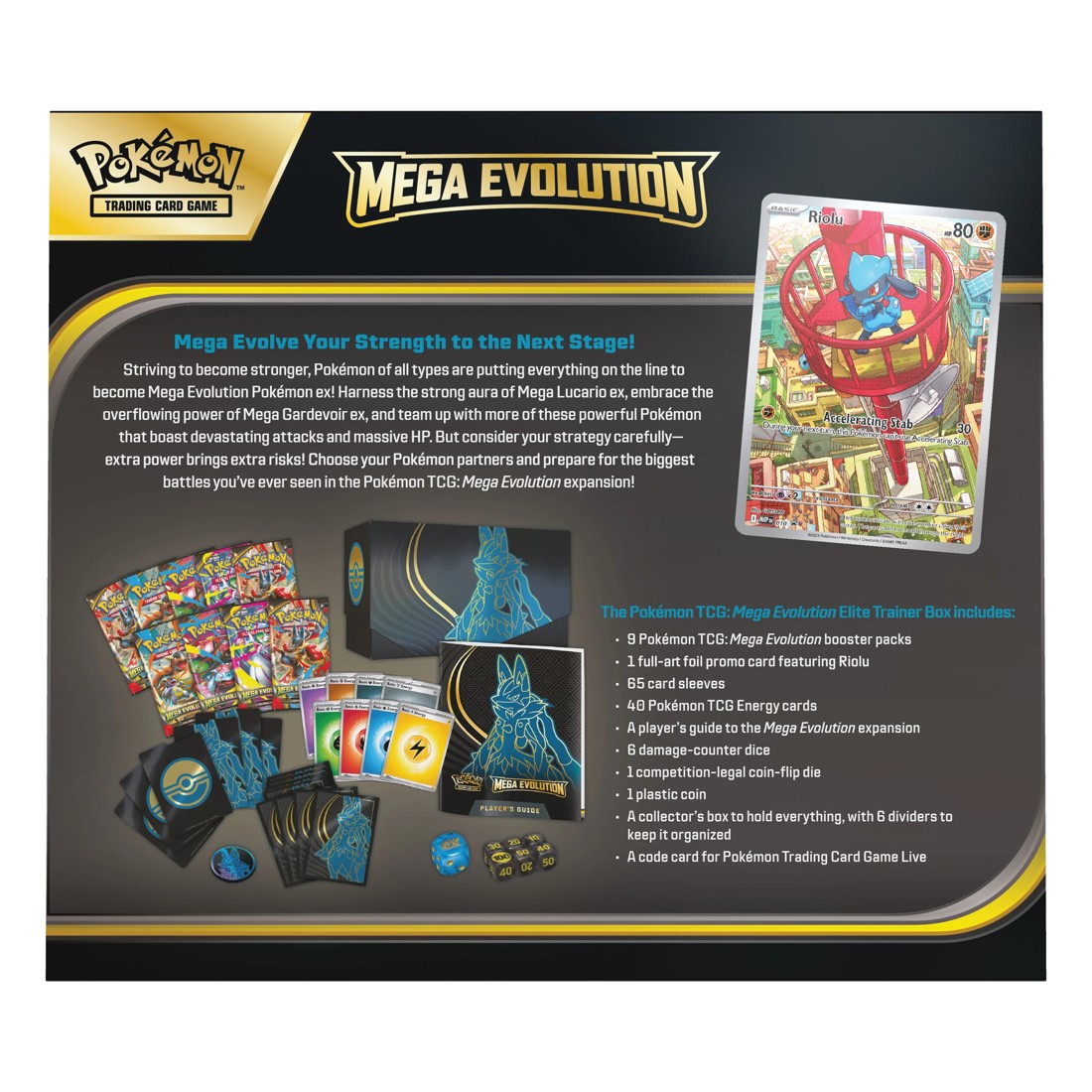 9 Pokemon Trading Card Game: Mega Evolution Elite Trainer Box - Assorted, 9 of 10