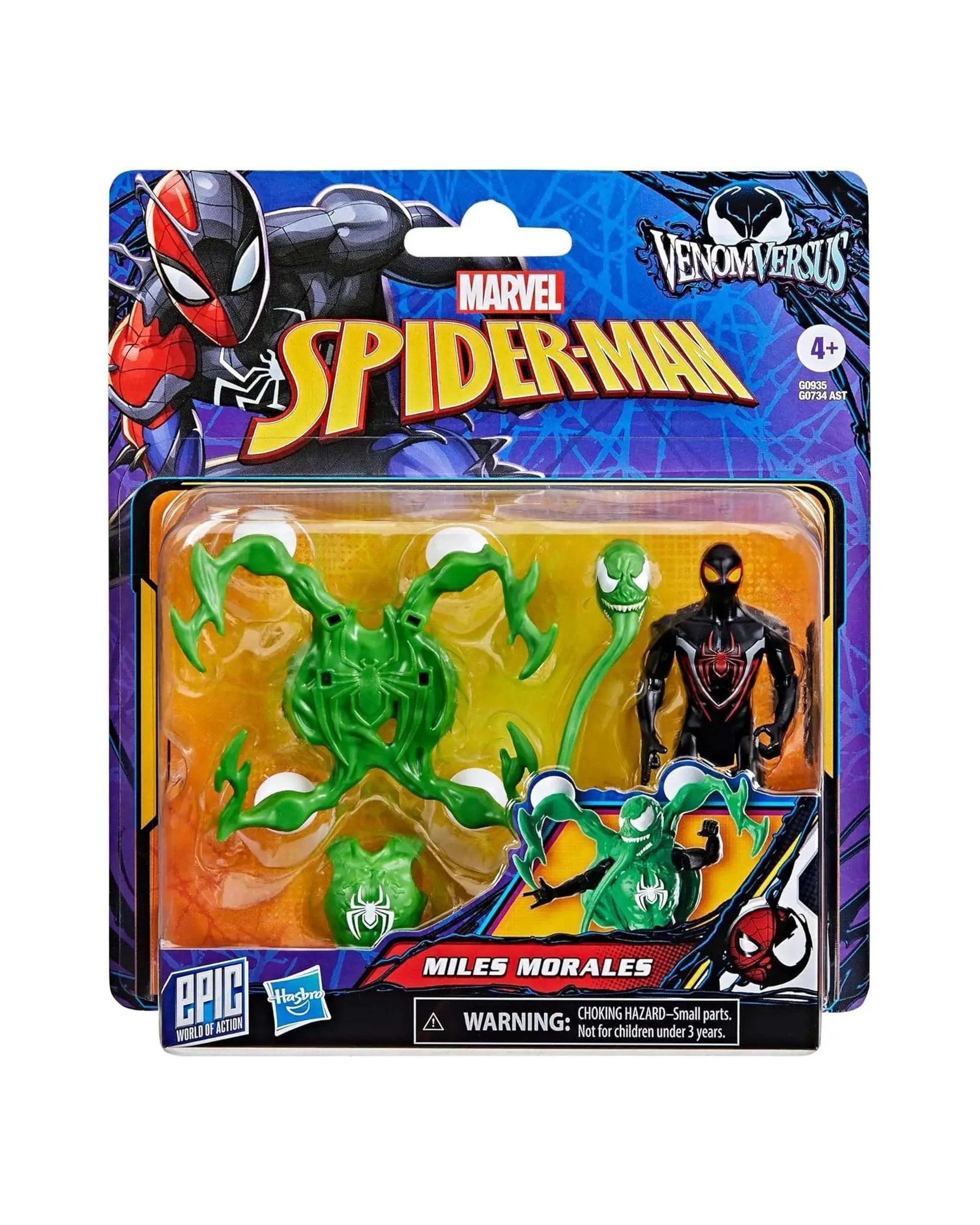1 Marvel Spider-Man Venomversus Miles Morales 4 inch Deluxe Figure, 1 of 4
