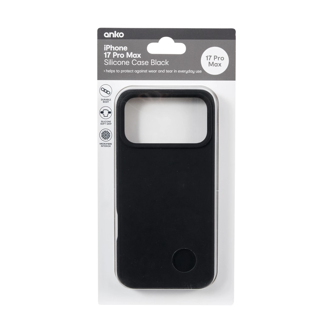 5 iPhone 17 Pro Max Silicone Case - Black, 5 of 6