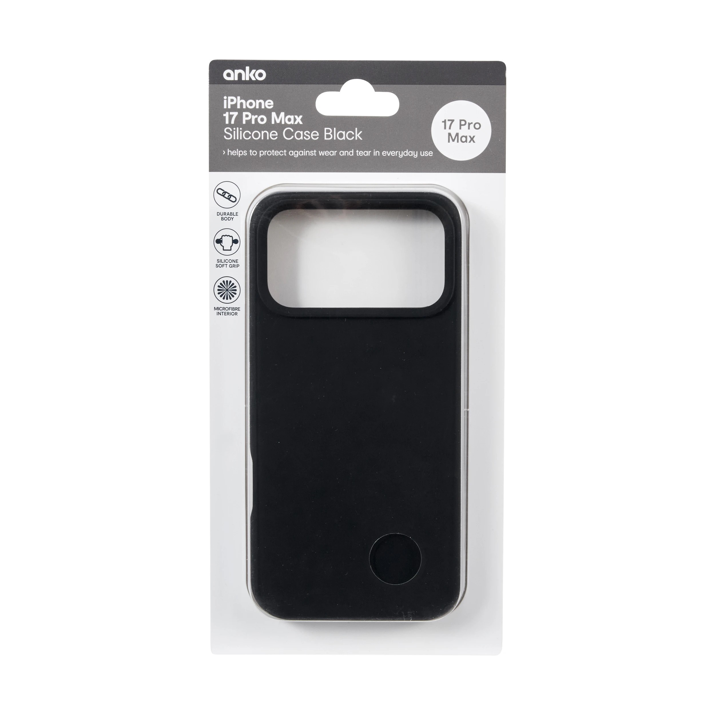 5 iPhone 17 Pro Max Silicone Case - Black, 5 of 6