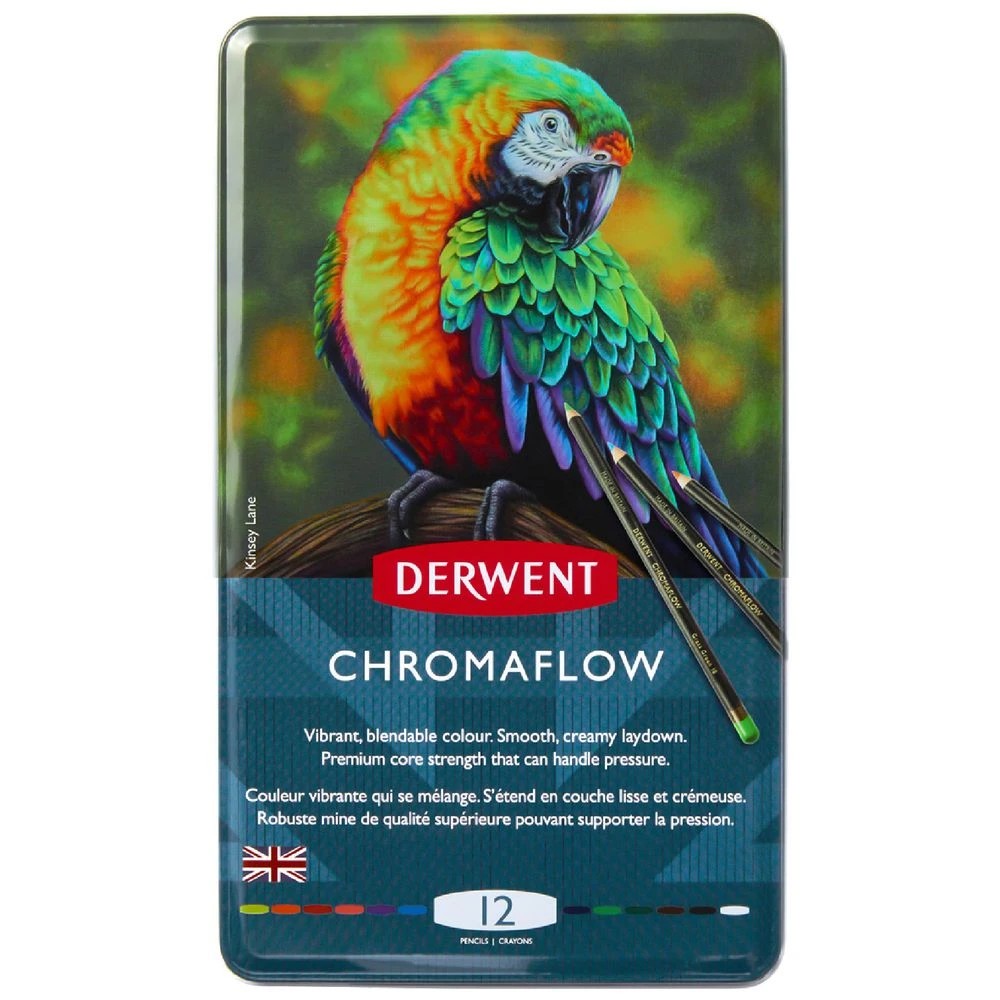 1 Derwent Chromaflow Coloured Pencils 12 Pack, 1 of 2