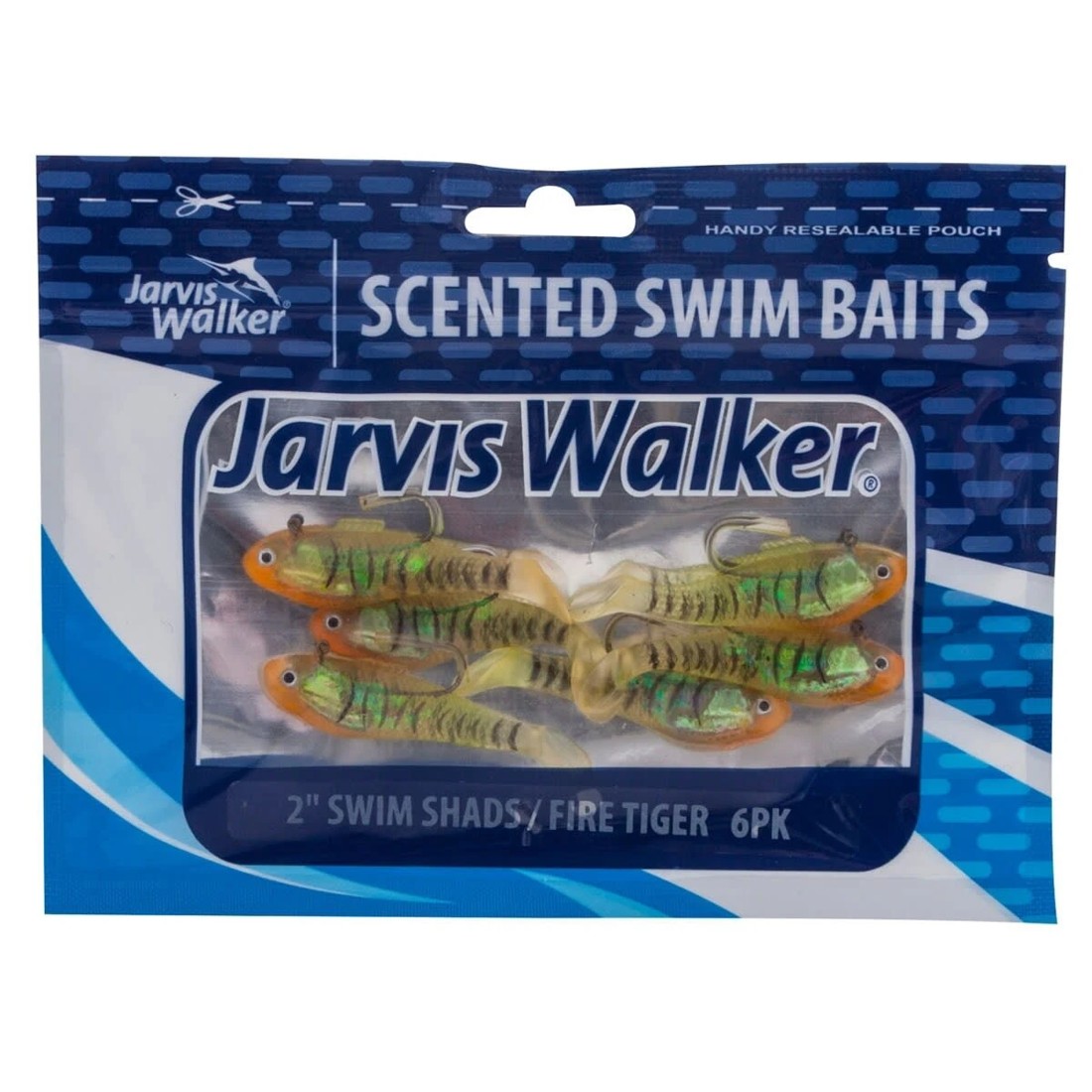 1 6 Pack Jarvis Walker Scented Swim Baits - Assorted, 1 of 1