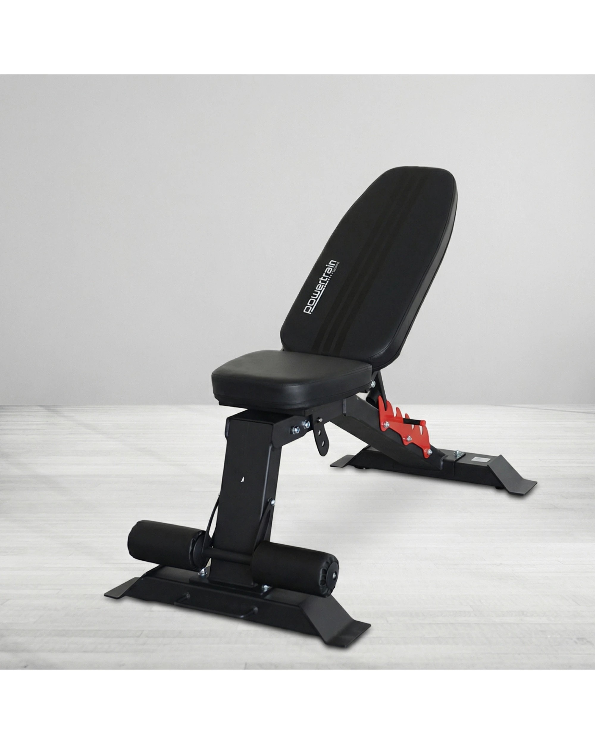 10 Powertrain 80KG Adjustable Dumbbell Set and Stand with Heavy-Duty FID Bench - Black, 10 of 10