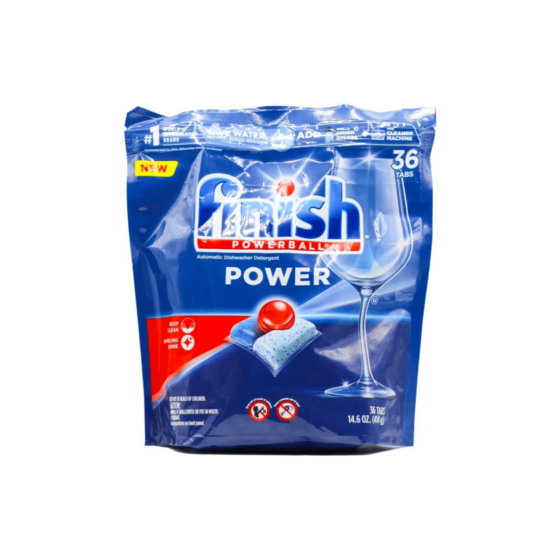 1 Finish 36pc Finish Powerball Dishwasher Cleaning Tablets Power Fresh Scent, 1 of 3