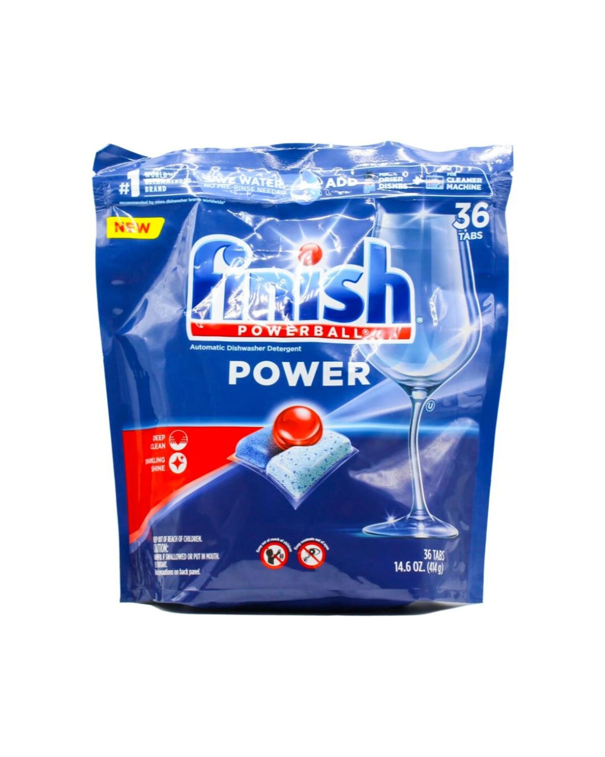 1 Finish 36pc Finish Powerball Dishwasher Cleaning Tablets Power Fresh Scent, 1 of 3