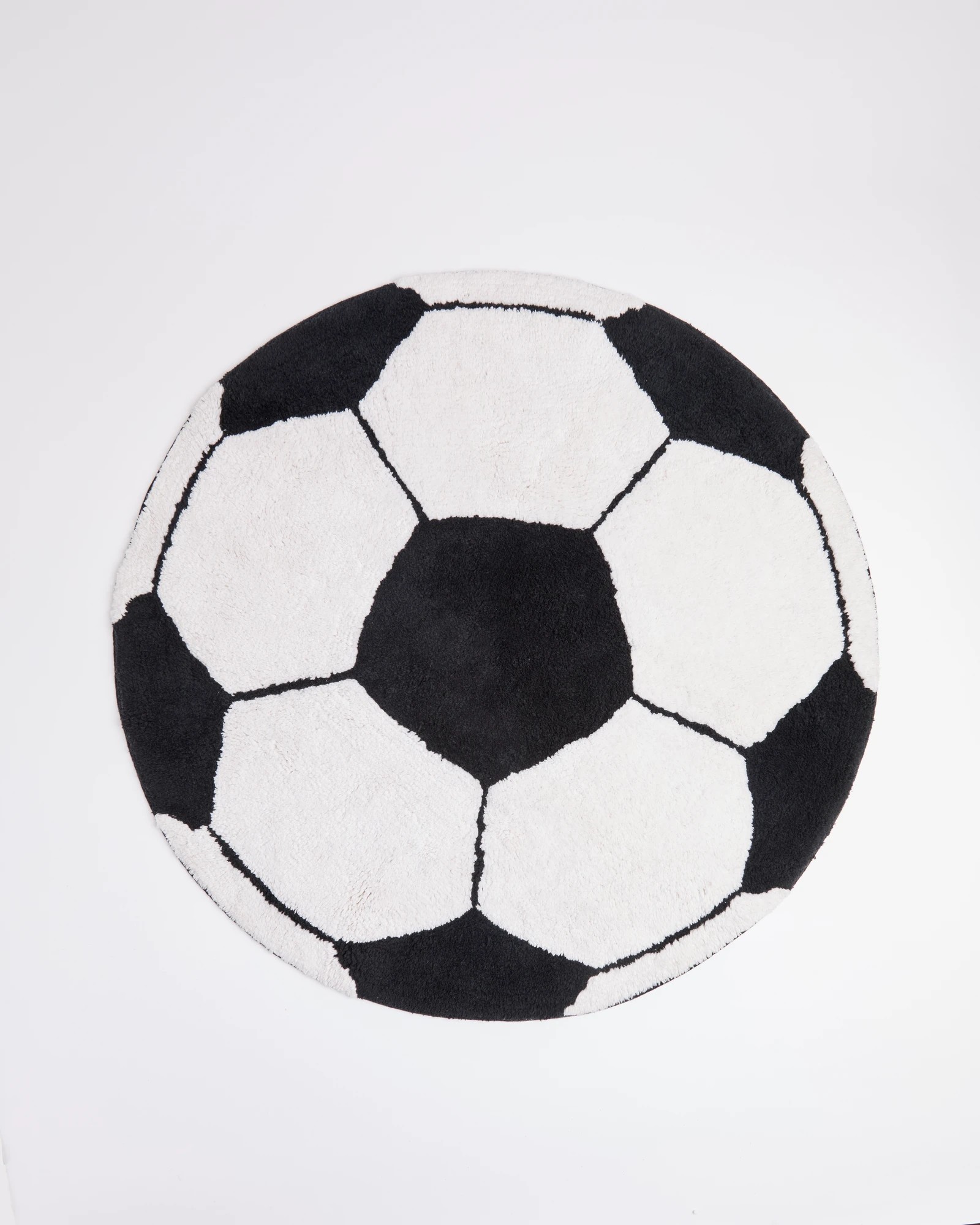 1 Target Sammy Soccer Ball Kids Bath Mat - White, 1 of 2