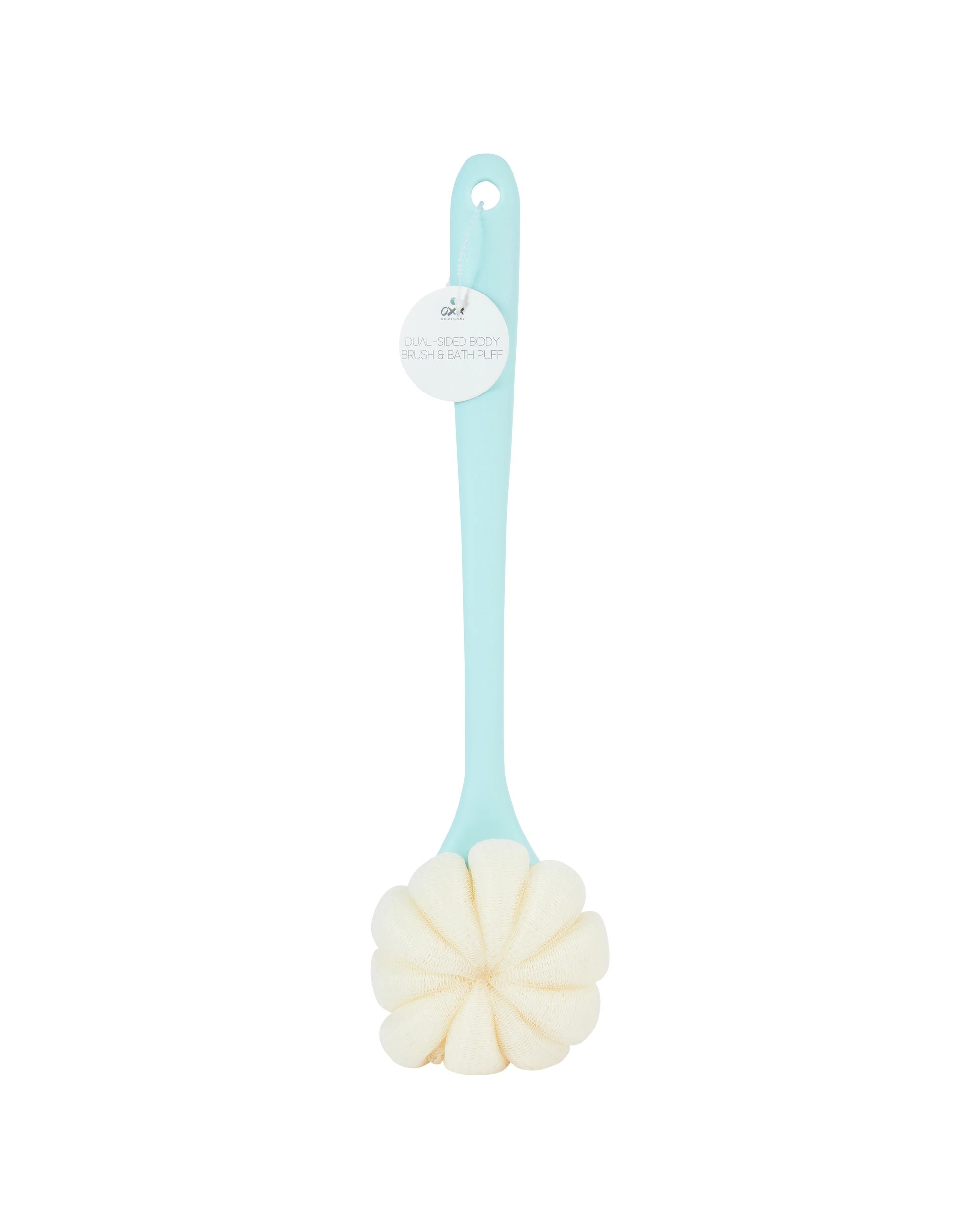 4 OXX Bodycare Dual-Sided Body Brush & Bath Puff - Mint, 4 of 4
