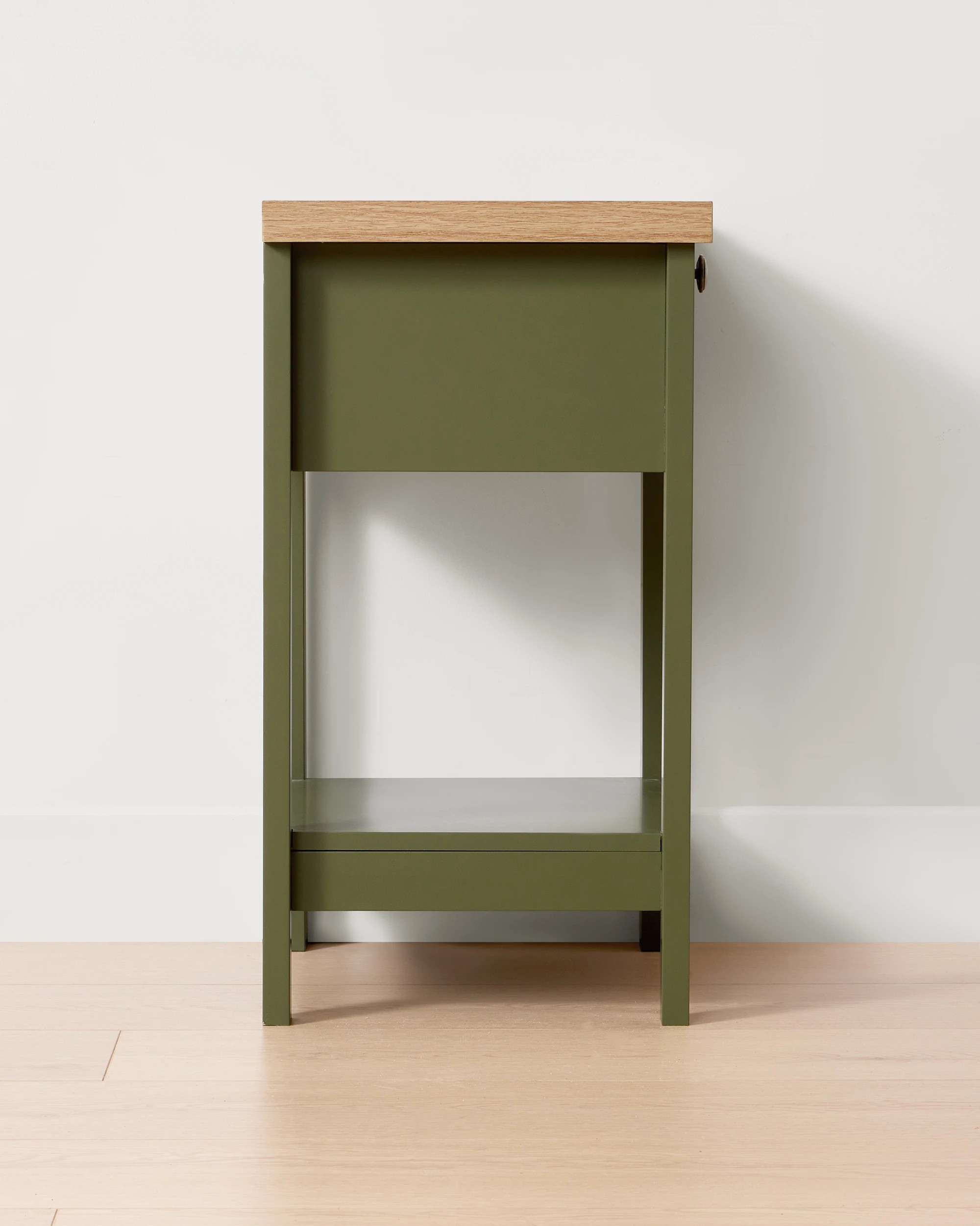 5 Oliver Bedside Table - Olive Green, 5 of 9
