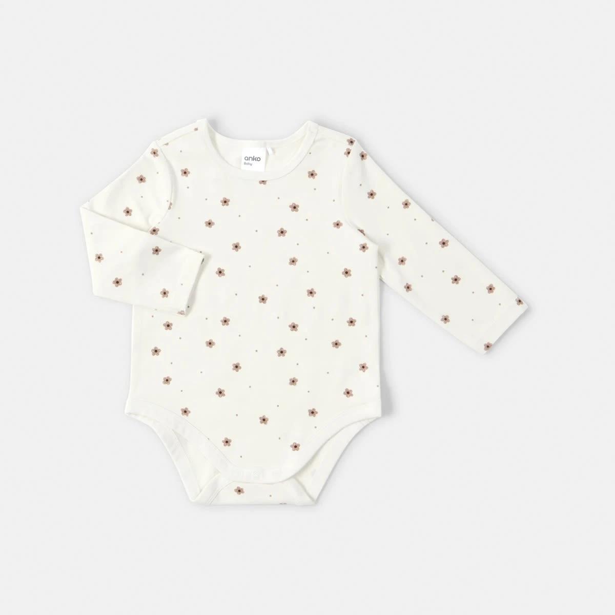 3 3 Pack Bodysuits Bge Floral, 3 of 8