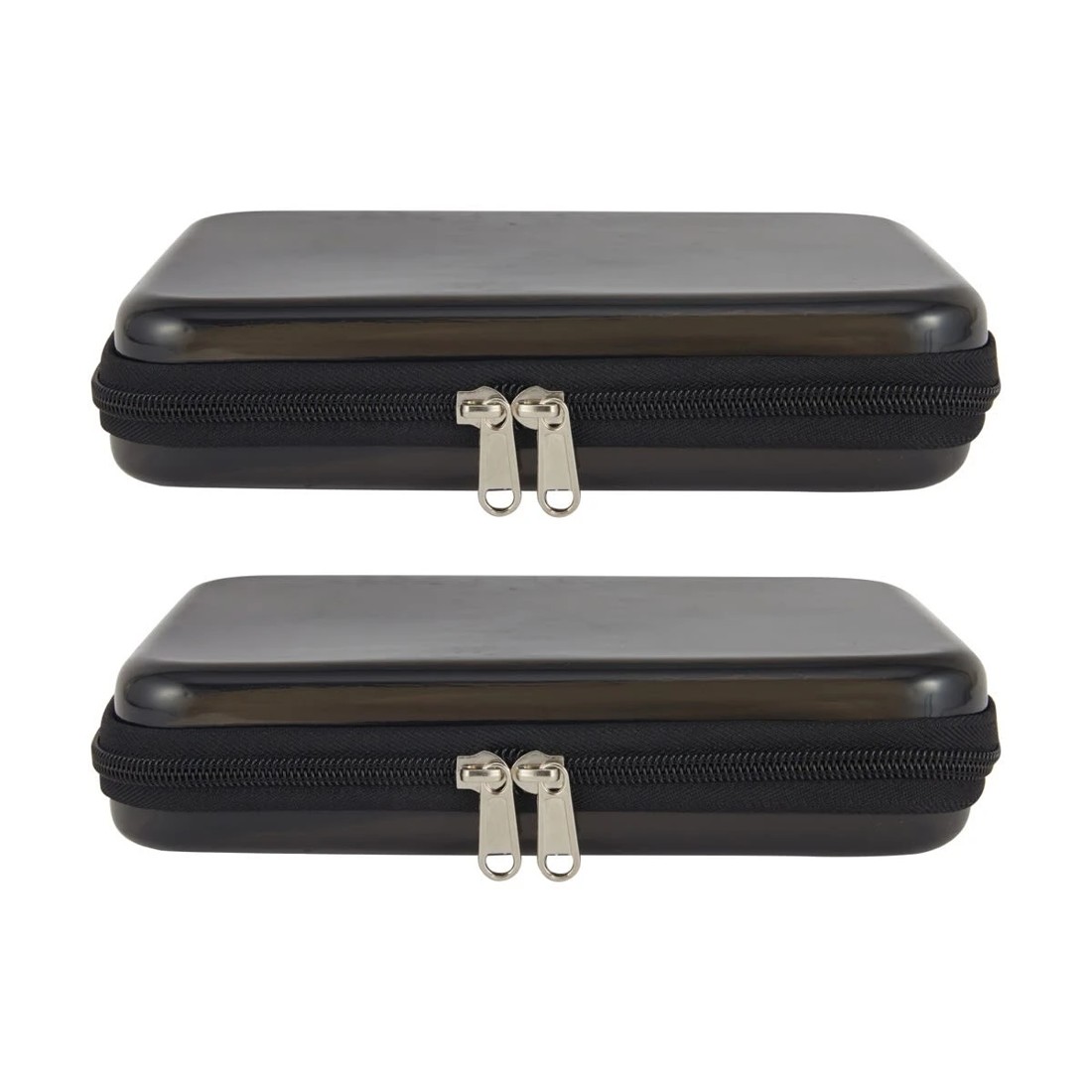 3 2 Pack Clear Packing Cubes - Black, 3 of 8