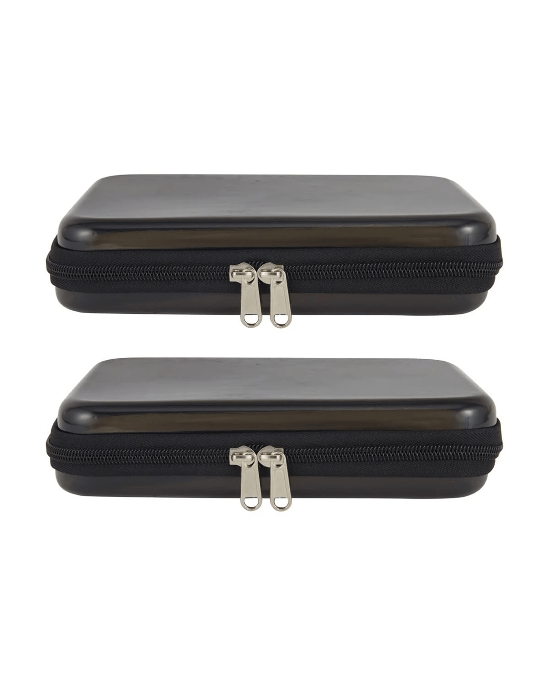 3 2 Pack Clear Packing Cubes - Black, 3 of 8