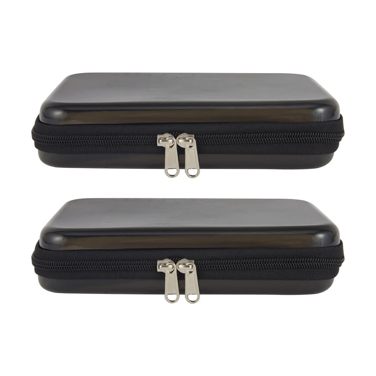 3 2 Pack Clear Packing Cubes - Black, 3 of 8