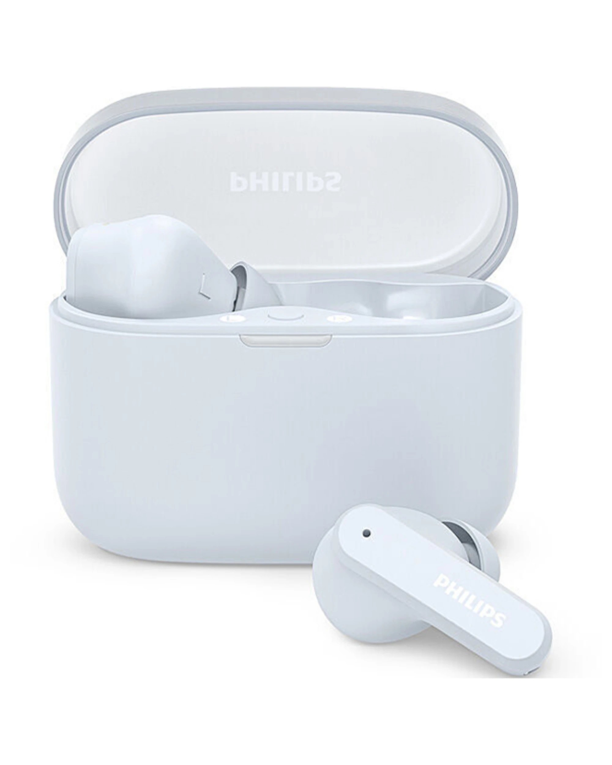 1 Philips TAT2000 W/less DB Earbuds Blue, 1 of 3