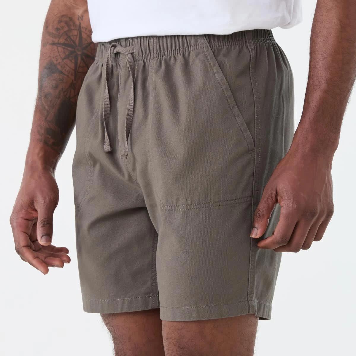 2 Washed Volley Shorts EAGLE BROWN, 2 of 6