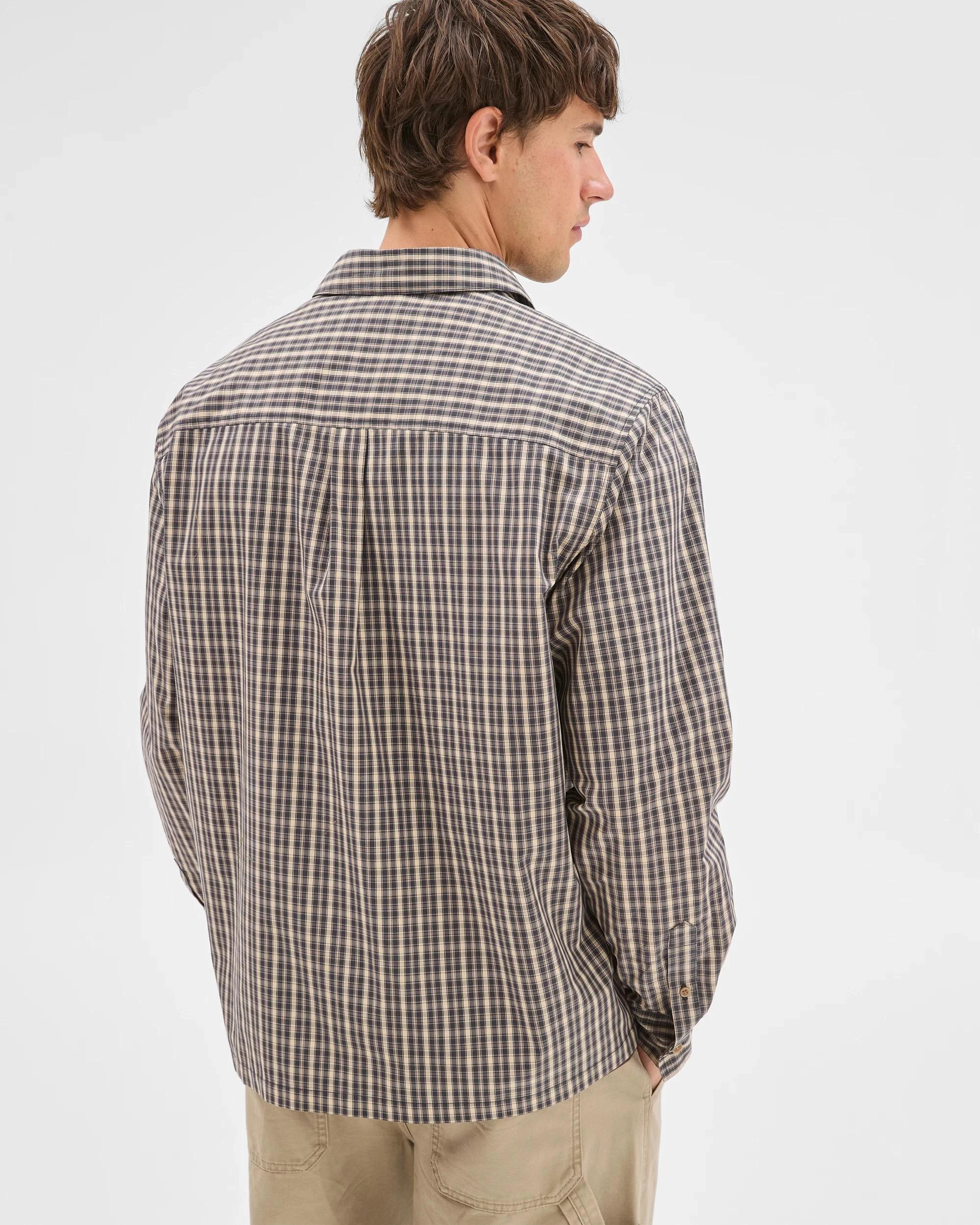 7 Commons Australian Cotton Business Shirt BLACK CHECK, 7 of 7