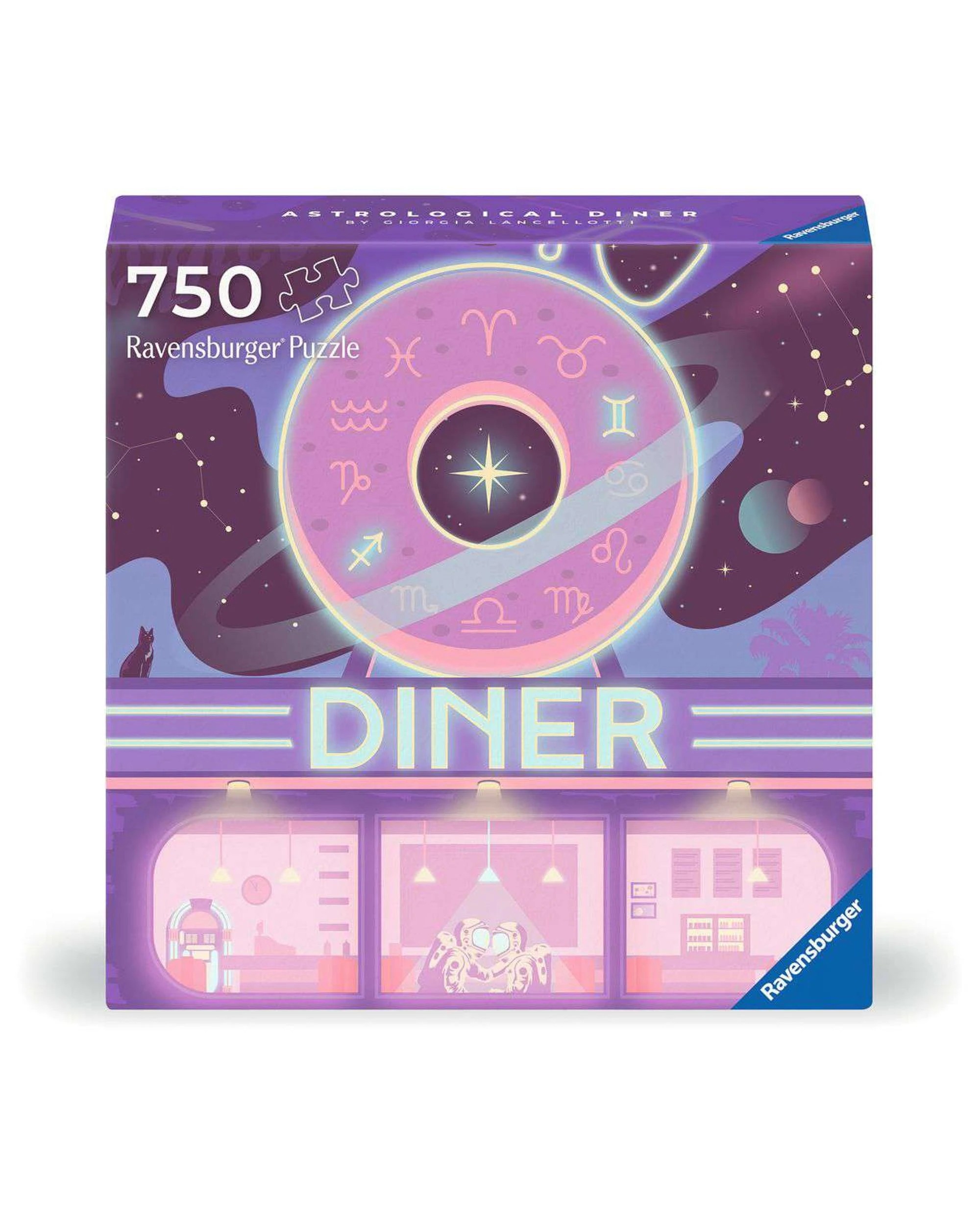 1 Ravensburger Art and Soul Astrological Diner 750 Piece Jigsaw Puzzle, 1 of 1