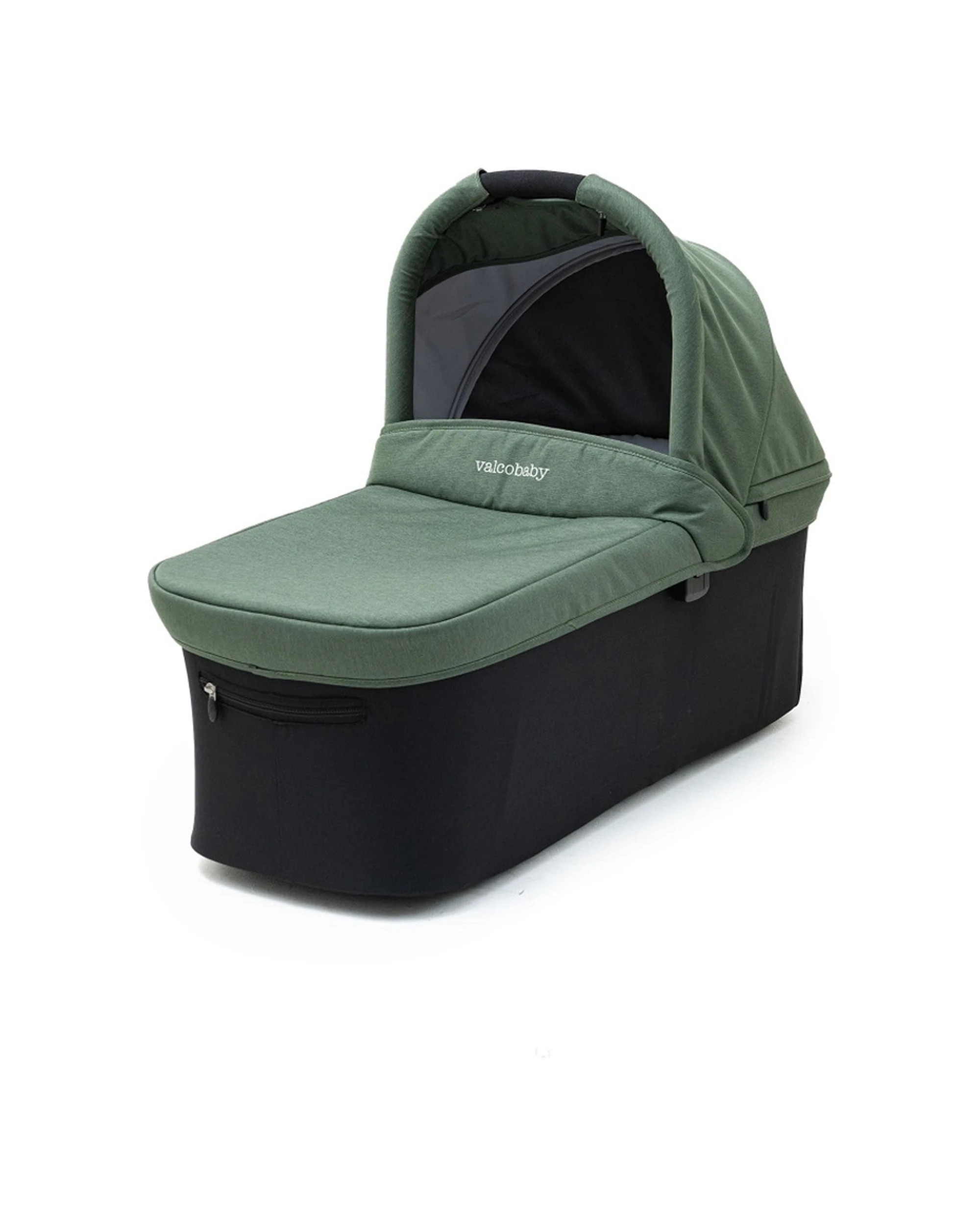 1 Valcobaby Trend 4 Ultra Stroller Pram Bassinet Adjustable Hood Security - Green, 1 of 4