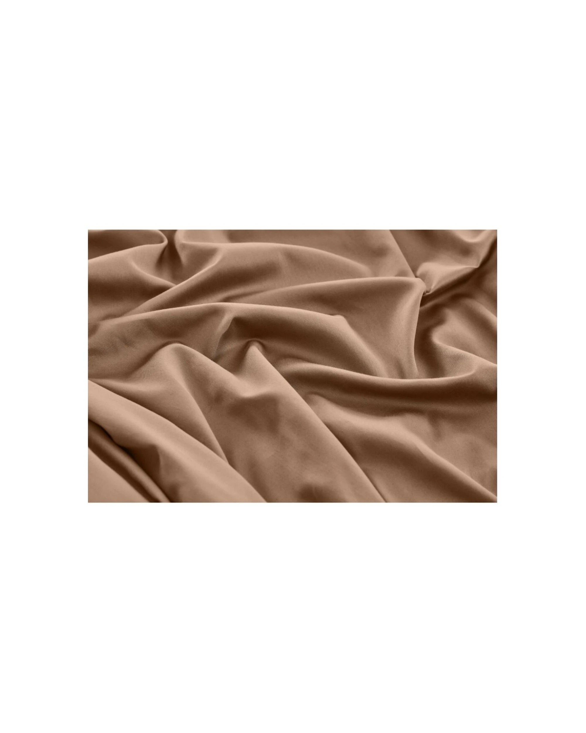 4 Grosvenor House Egyptian Cotton Sheet Set With Pillowcase 500TC - Double Bed - Brown, 4 of 8