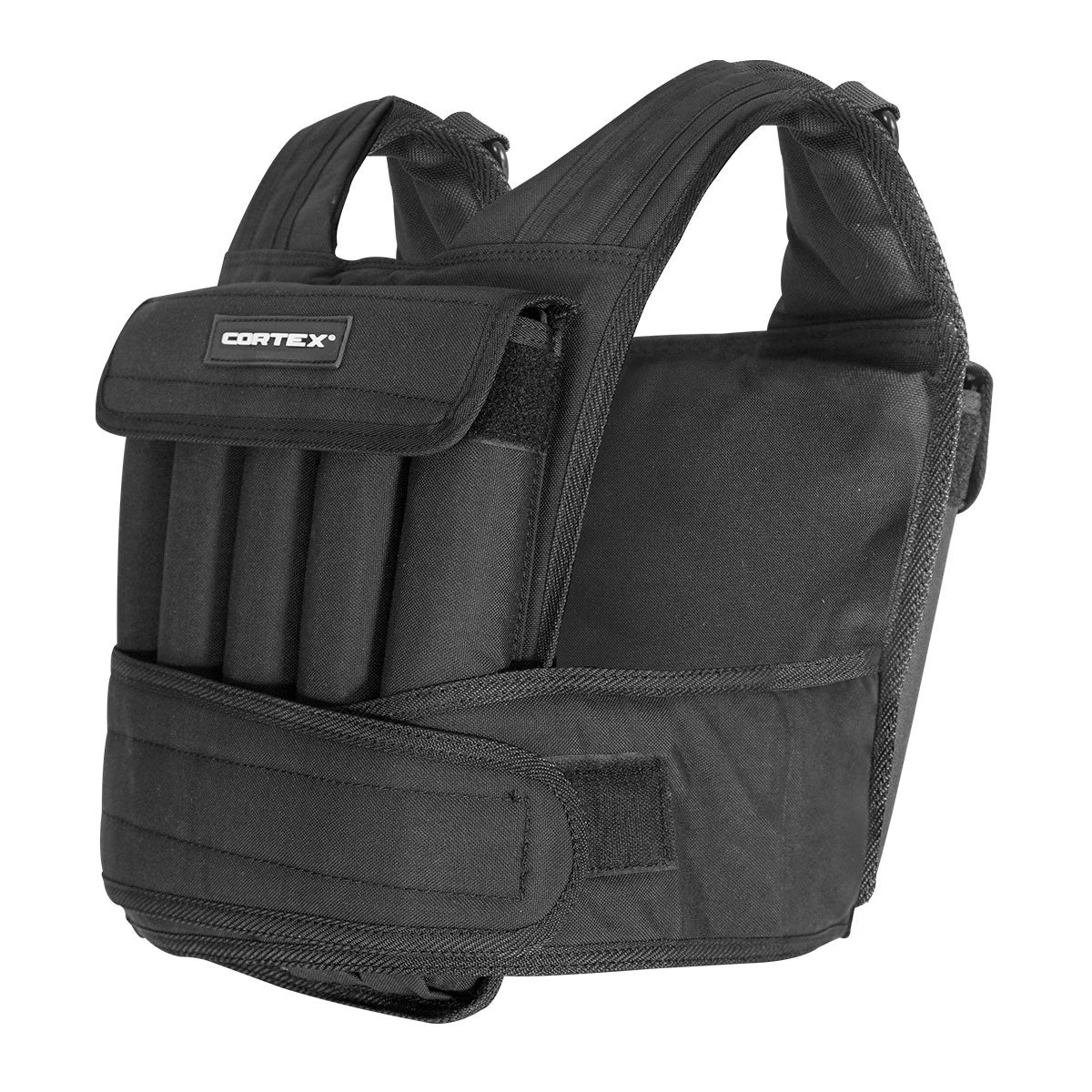 1 CORTEX 20kg Adjustable Weight Vest with 1kg Increments in Black, 1 of 10