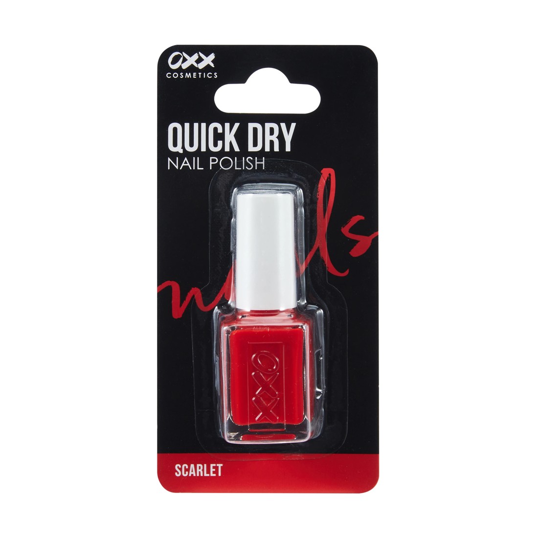 4 OXX Cosmetics Quick Dry Nail Polish - Scarlet, 4 of 4