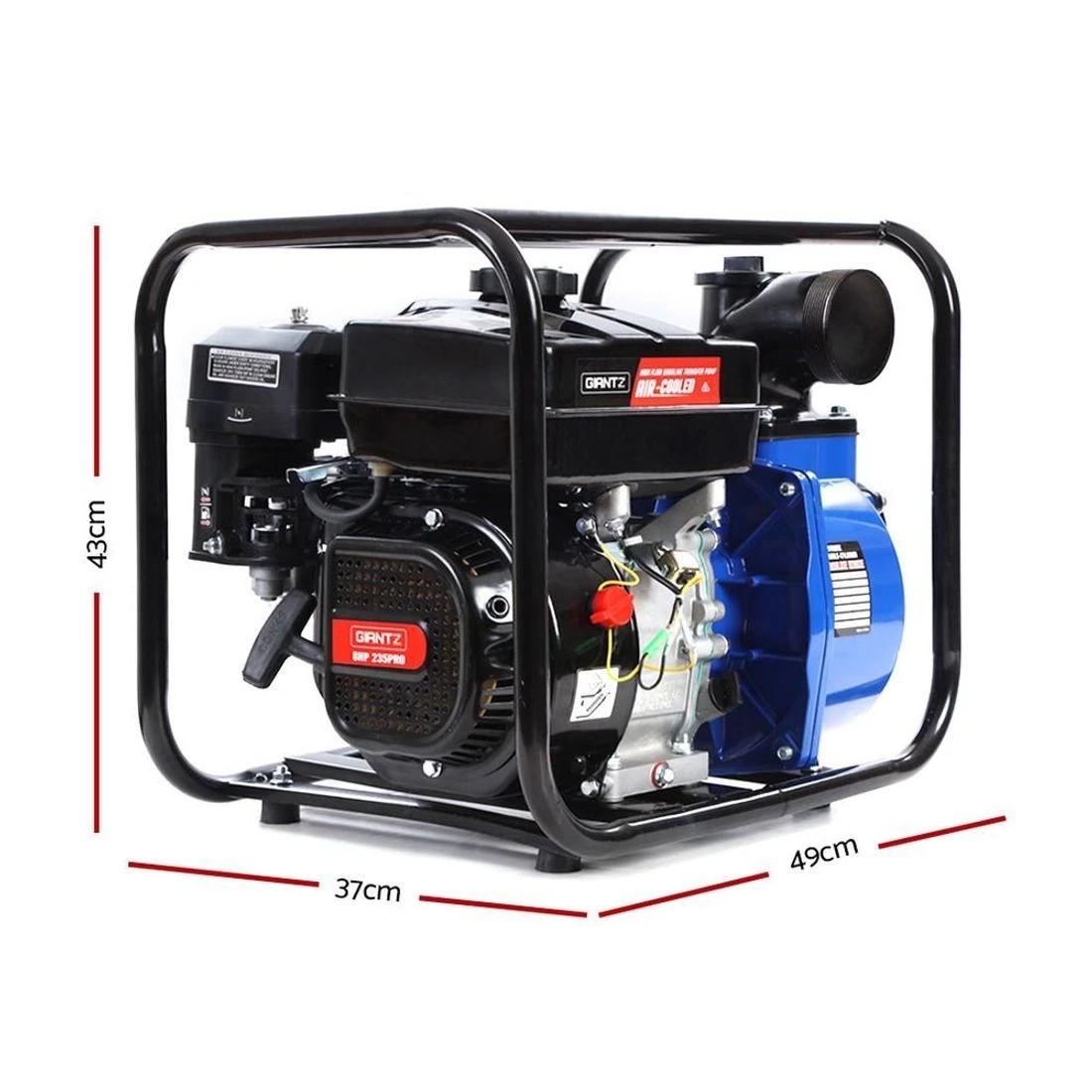 2 Giantz 3" Petrol Water Pump 7HP 210cc, 60,000L/H 4-Stroke Engine for Fire Fighting, Irrigation, Pond, Farm - Multi, 2 of 5