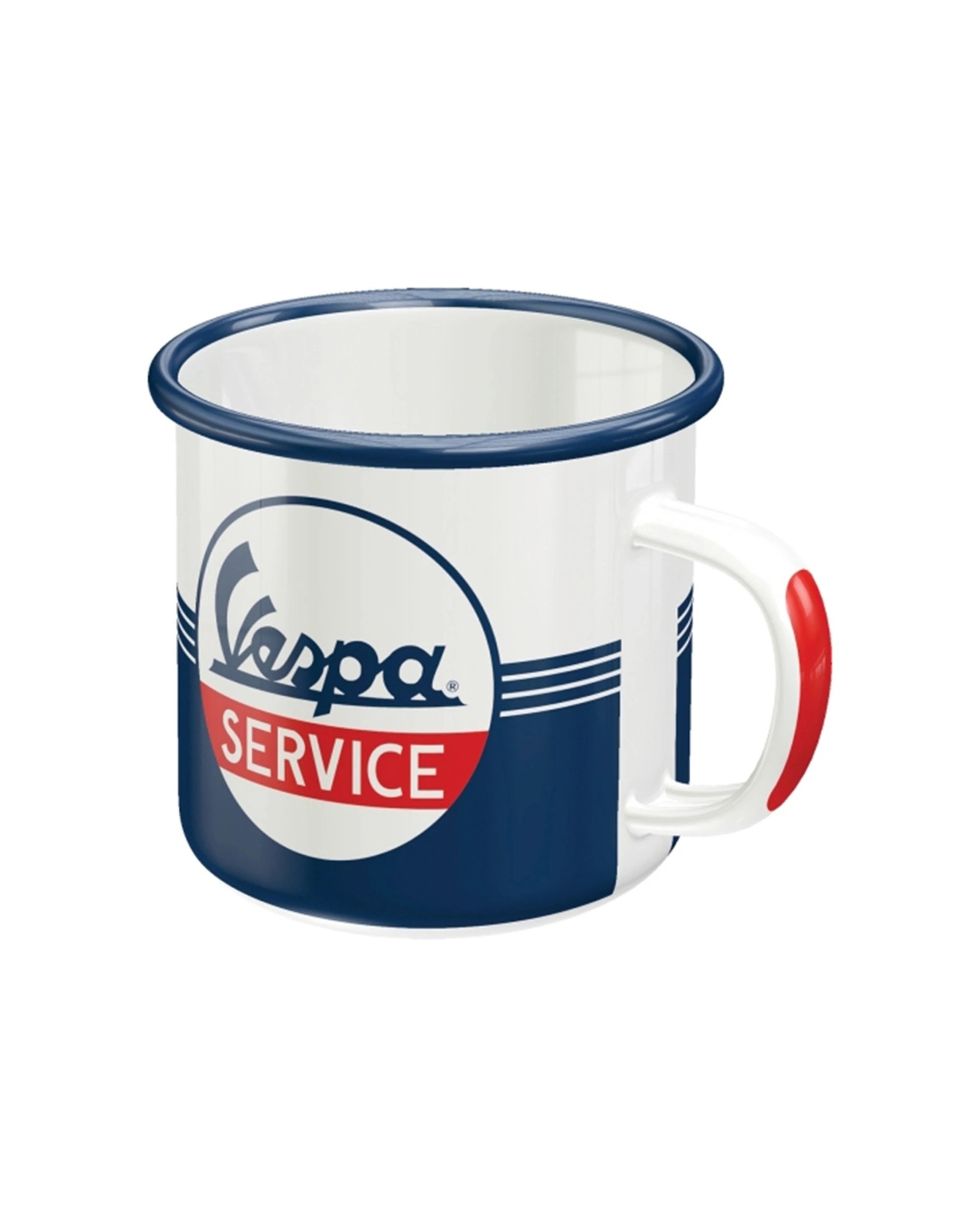 2 Nostalgic-Art Enamel Mug 360ml Mug -  Scooter Theme Vespa Service - Pattern, 2 of 4