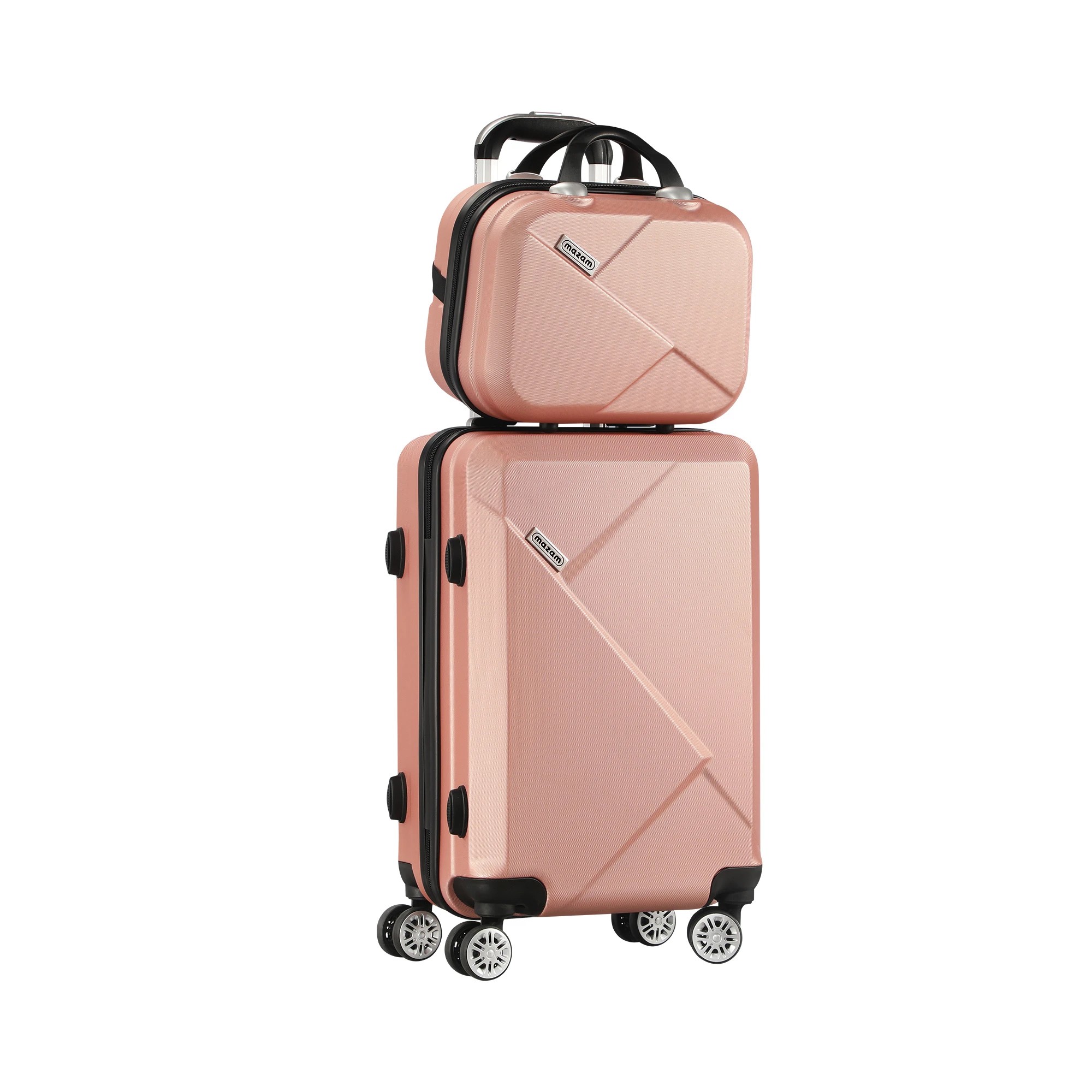 5 Mazam 2PCS Luggage Suitcase Trolley Set - Pink, 5 of 7