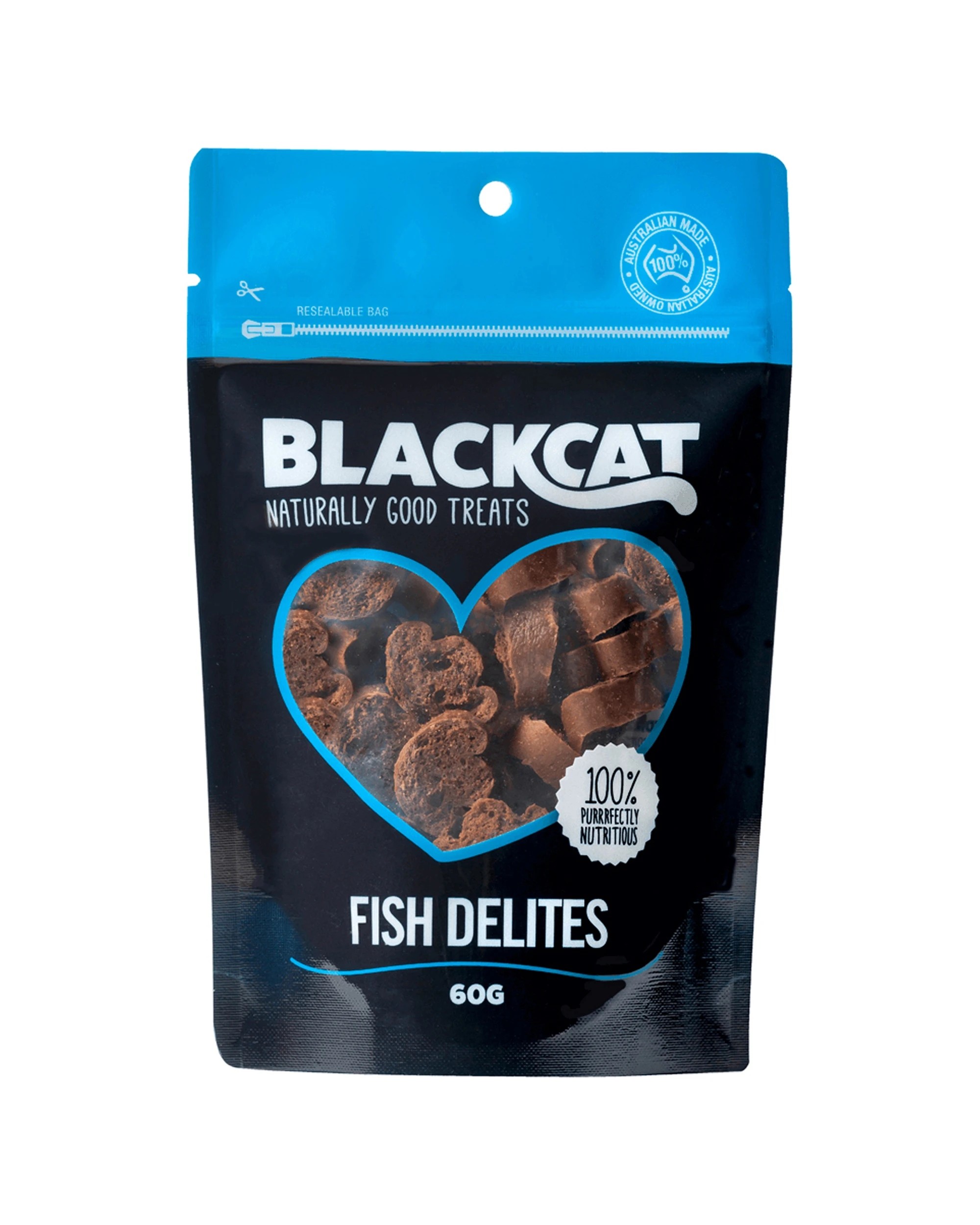 2 Blackcat Fish Delites Cat Treats 2 Pack Soft Chewy Omega 3 And 6 - Brown, 2 of 3
