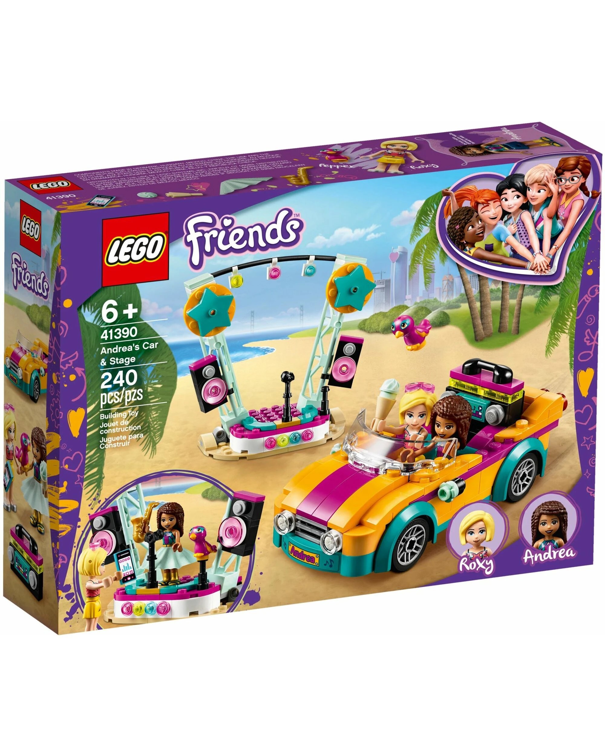 1 LEGO Friends 41390: Andrea's Car & Stage, 1 of 4