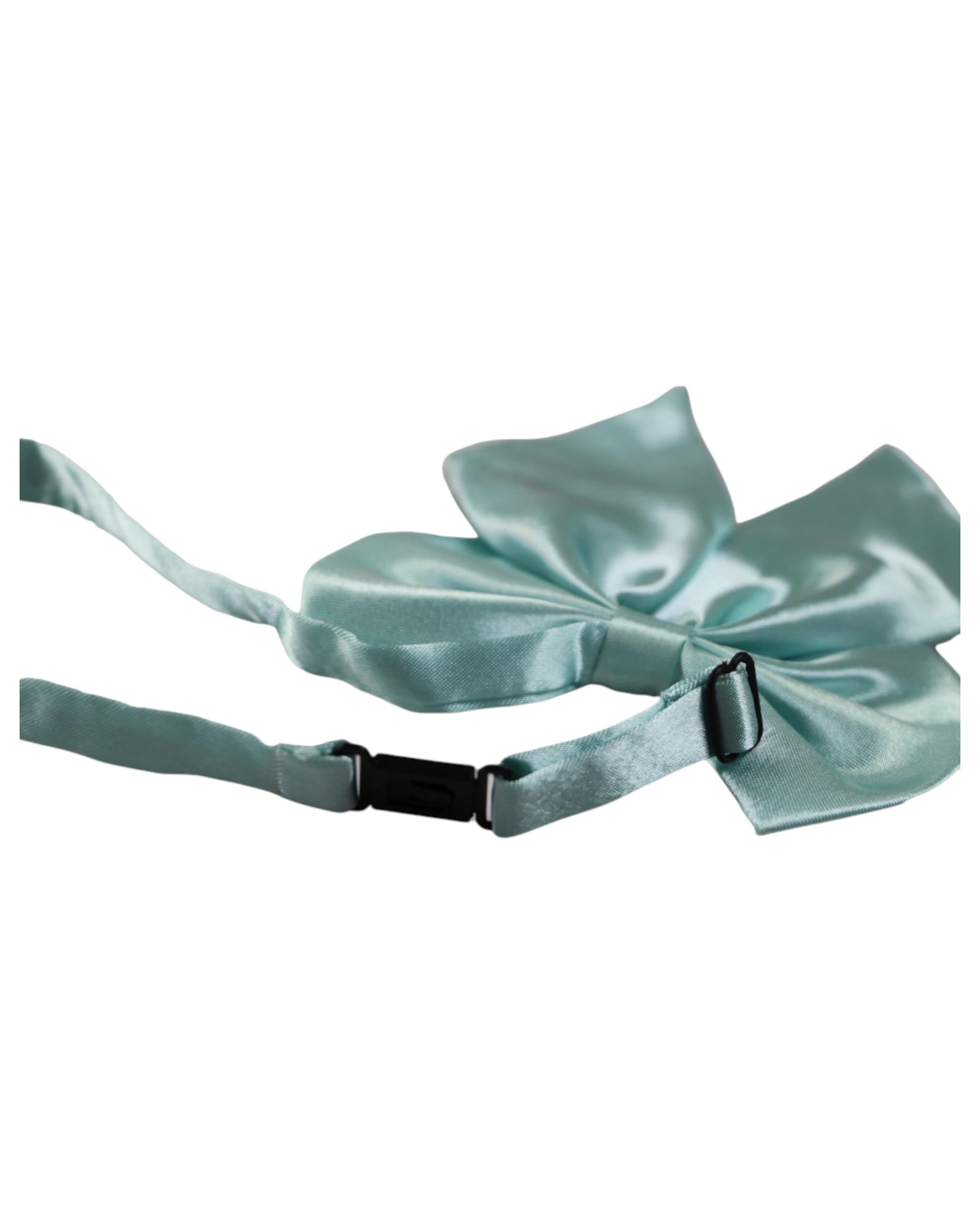 2 Zasel Womens Plain Shirt Collar Bow Tie - Blue, 2 of 3