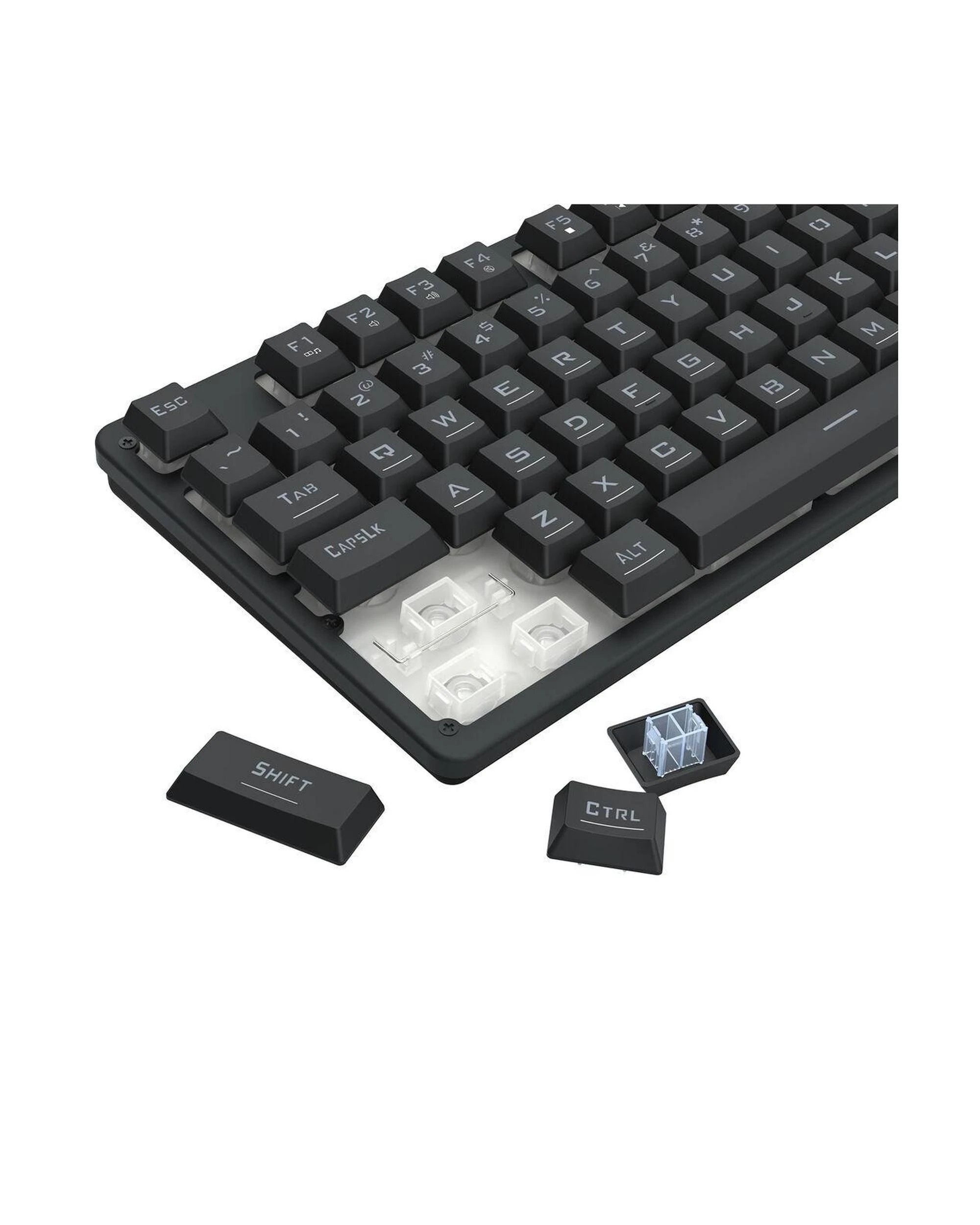 7 Redragon K521RGB Netherbane Black FullSize RGB Gaming Keyboard, 7 of 8